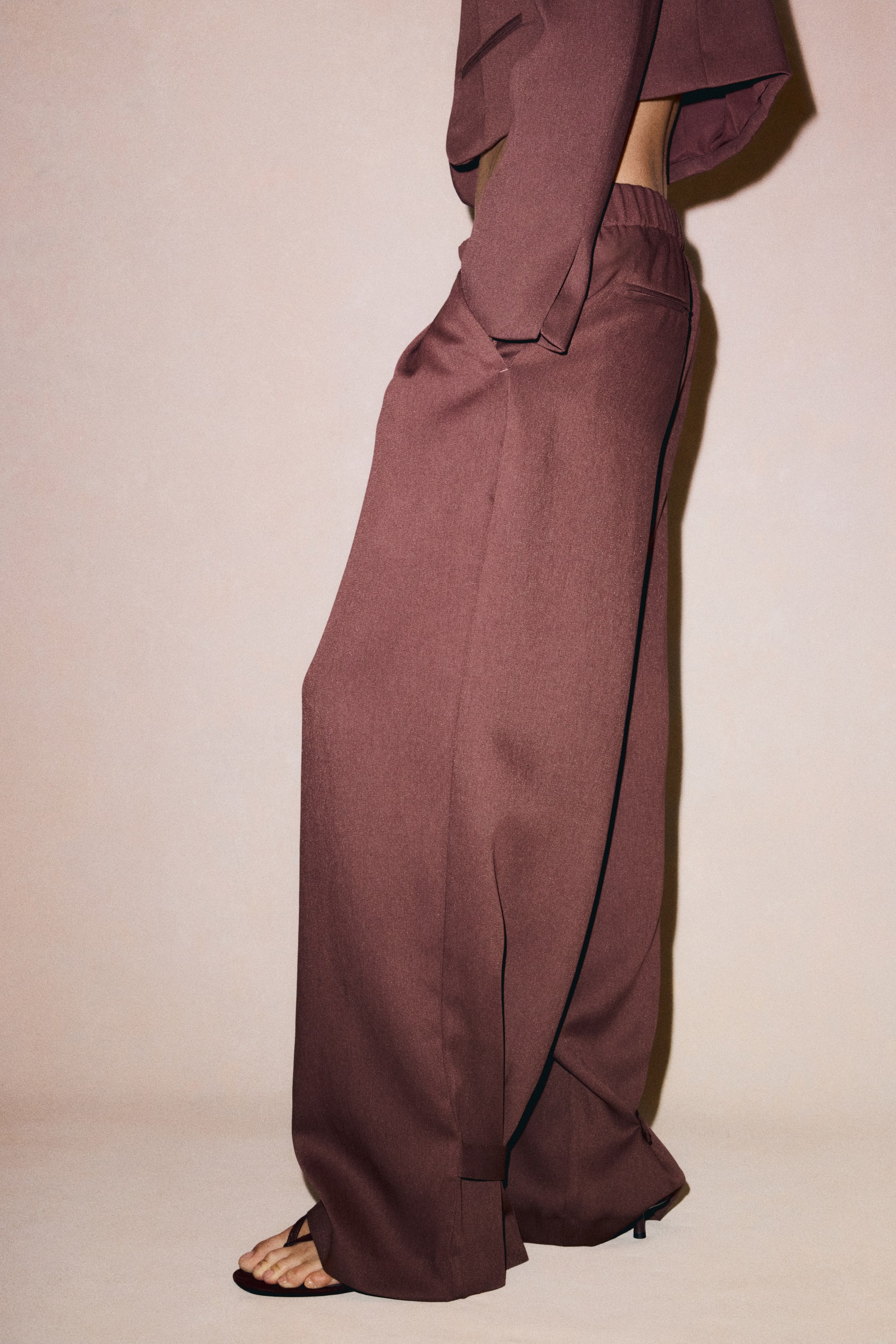 Viscose-Blend Twill Pants
