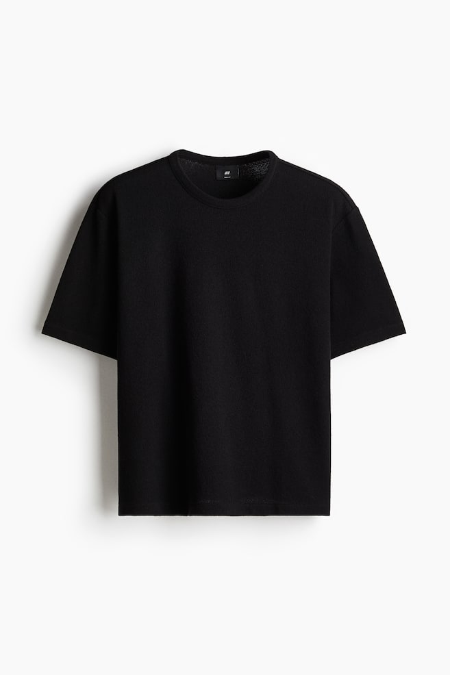 Loose-Fit T-Shirt - Black/White - 1