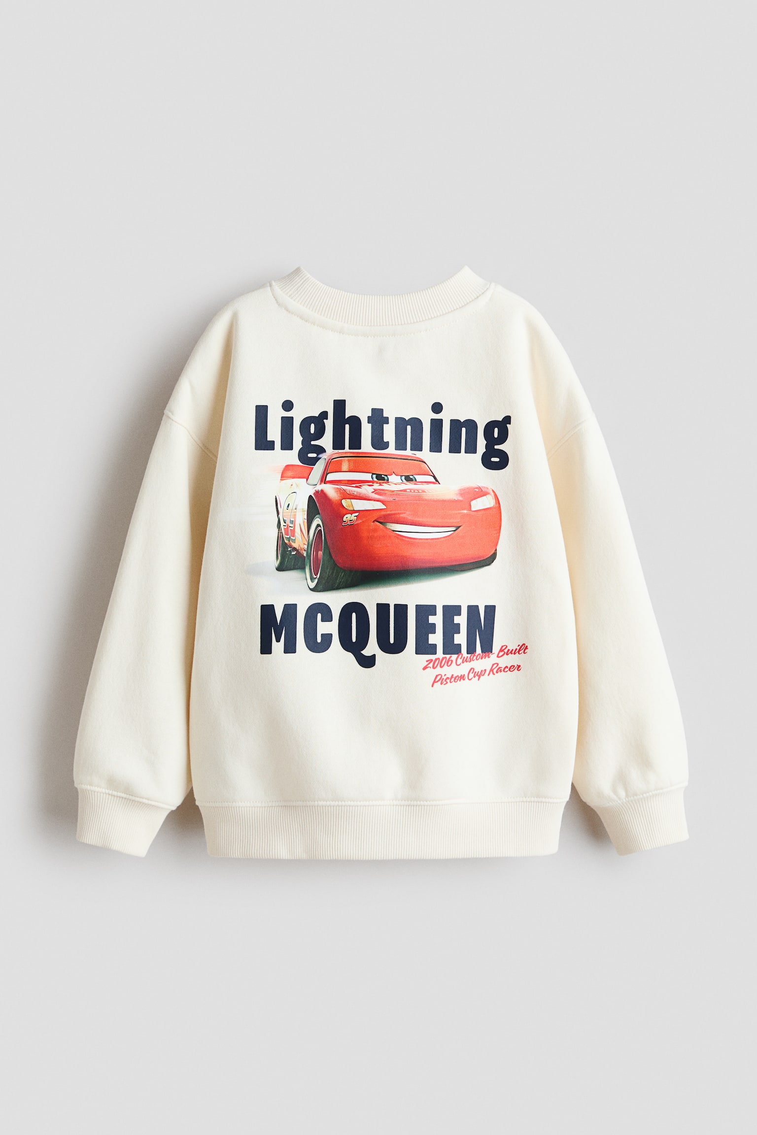 Printed sweatshirt - Cream/Cars/Navy blue/Pokémon/White/Marvel Comics/White/Minecraft/Dark grey/Jurassic Park/Light green/Minecraft/Beige/Jurassic World/Blue/Mickey Mouse/Dusty turquoise/Hot Wheels/Red/Snoopy/Blue/Bluey - 2