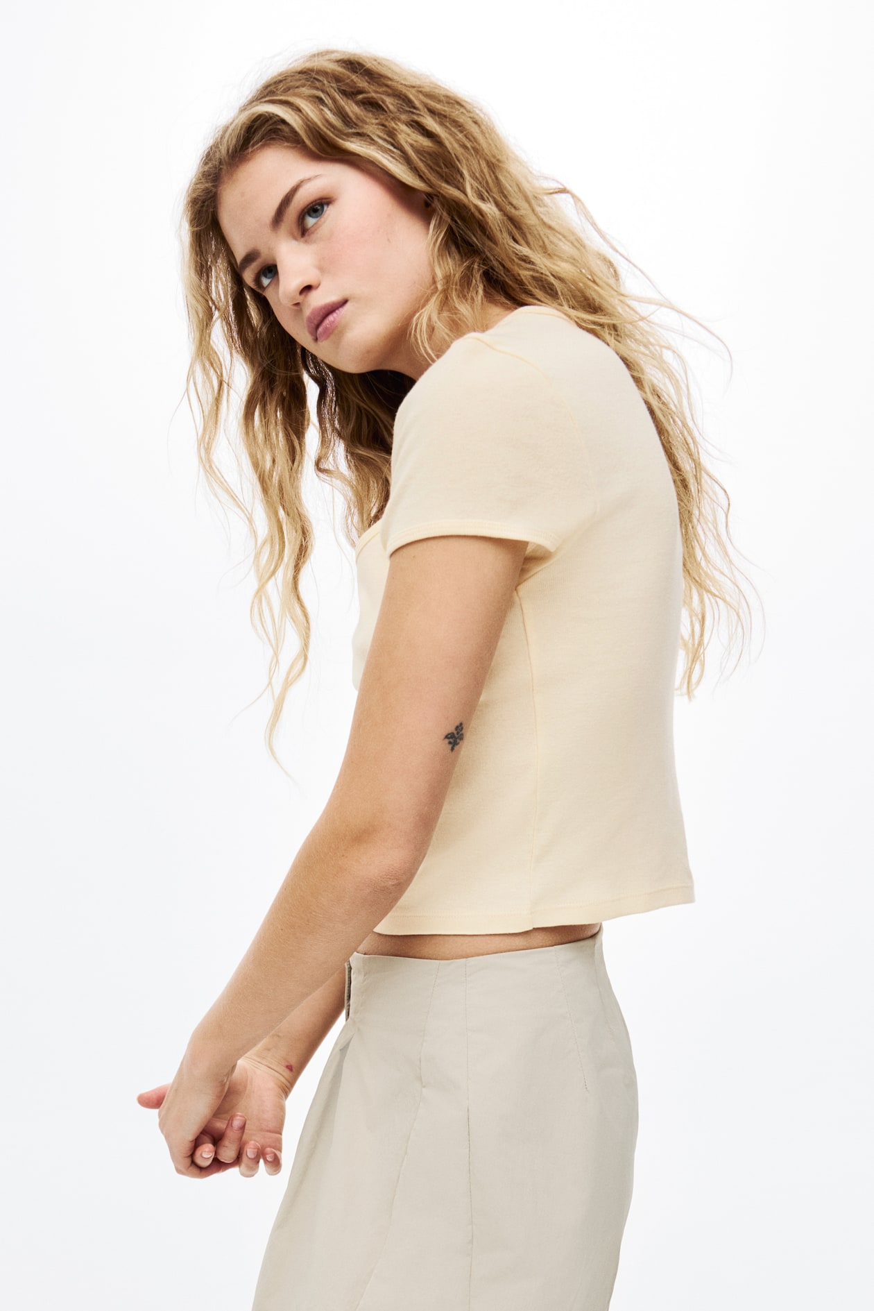 Scoop-Neck Cotton Top - image 3