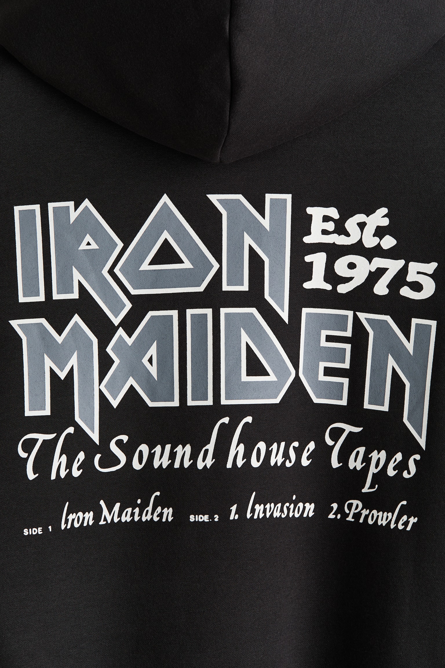 Casaco de capuz com estampado Loose Fit - Preto/Iron Maiden/Cinzento claro mesclado/Honda/Preto/Guns N' Roses - 2