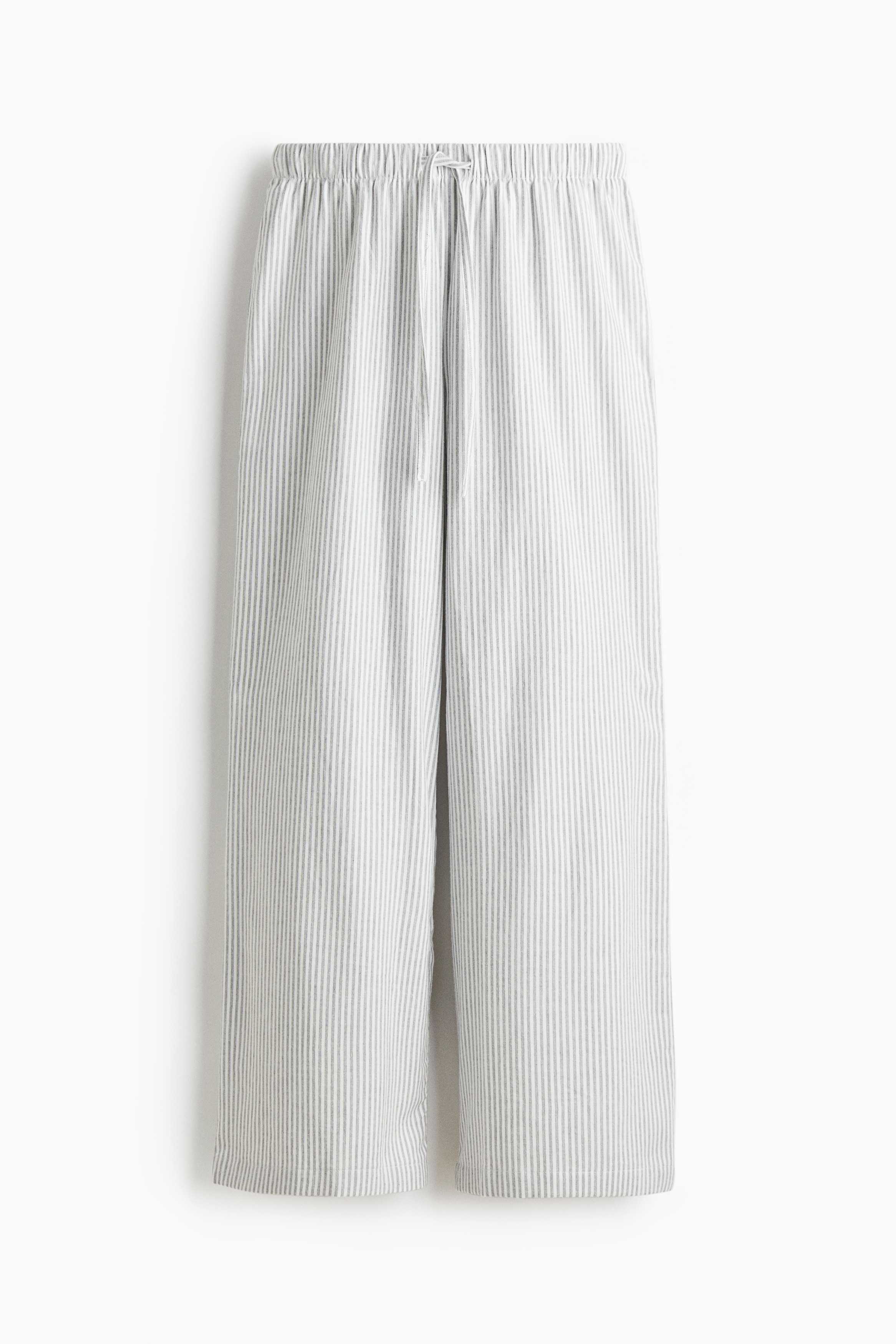 Flanelowe spodnie piżamowe - Szary/Paski/Biały/Jasnoniebieskie paski/Niebieski/Krata/Kremowy/Różowe paski/Ciemnozielony/Krata/Czarny/Krata