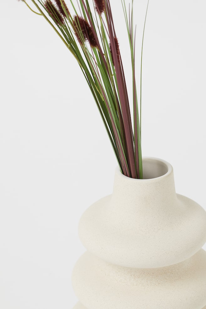 Large Ceramic Vase - Light beige - 3