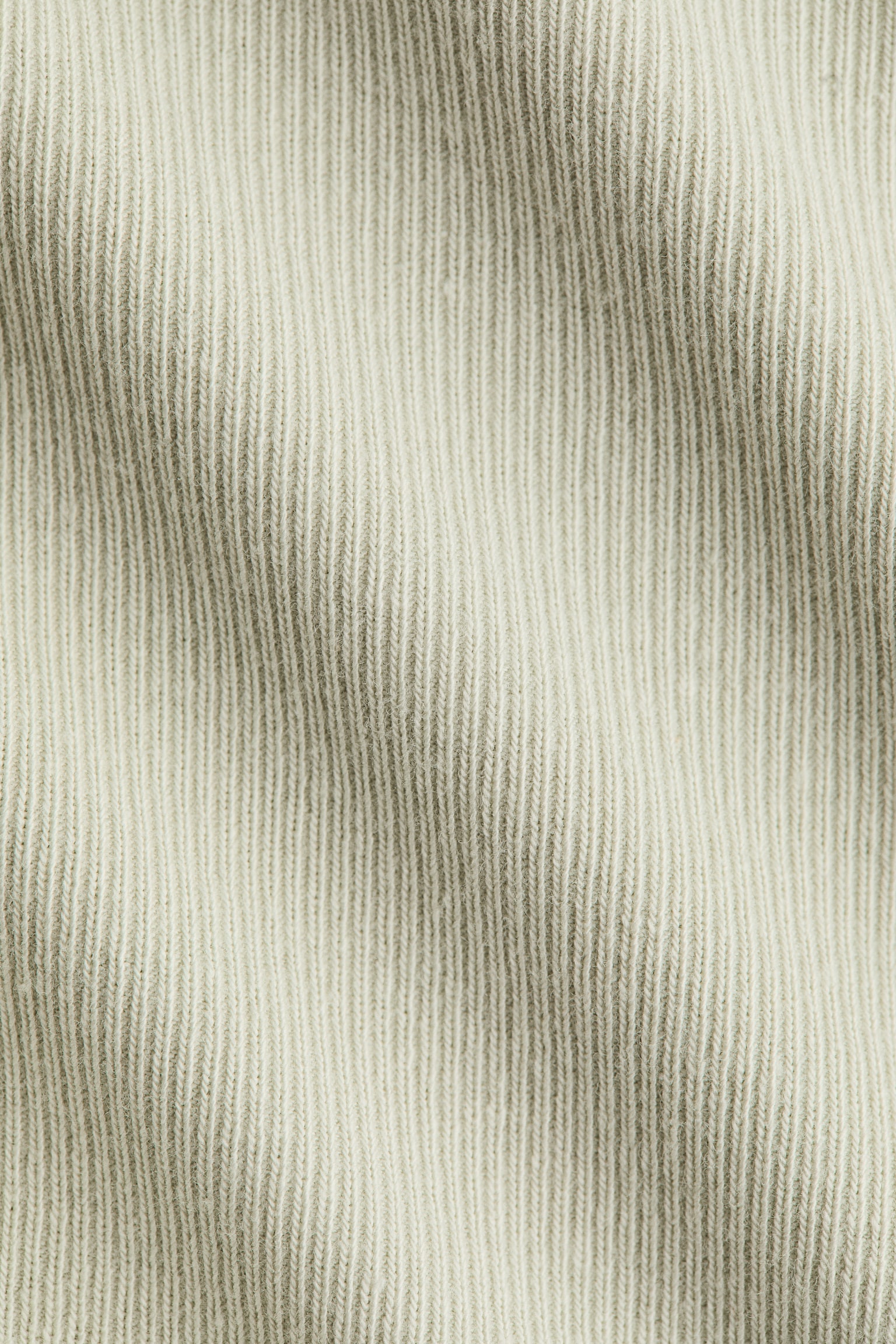 MAMA חולצת ג'רזי ריב - ירוק בהיר/בז' בהיר מלאנז'/שחור/ורוד מאובק - 5