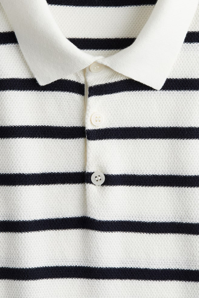Poloshirt Regular Fit - Cremefarben/Marineblau gestr./Schwarz/Marineblau/Greige/Weiß - 5