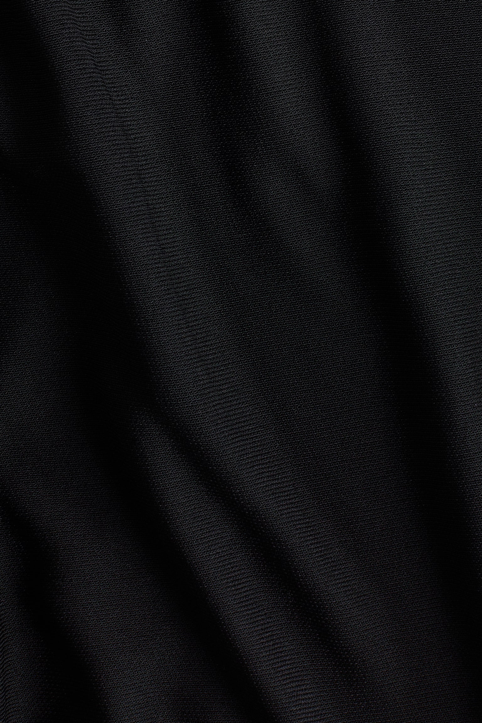 Batwing-sleeved jersey top - Black - 4