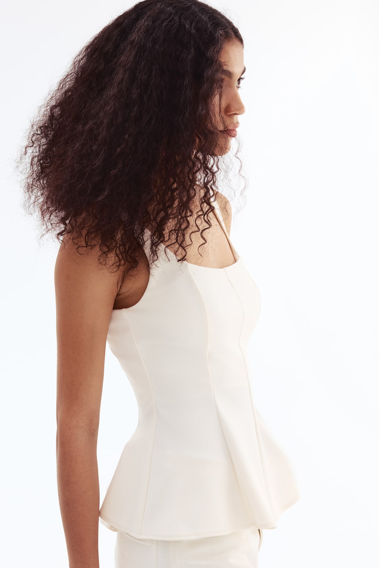 Sleeveless Peplum Top - image 2