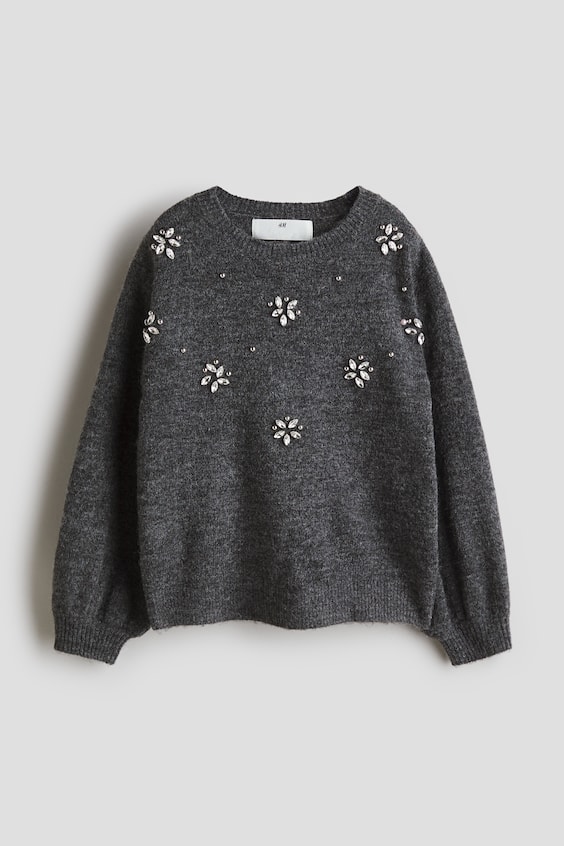 Детские свитеры H&M Embellished Sweater