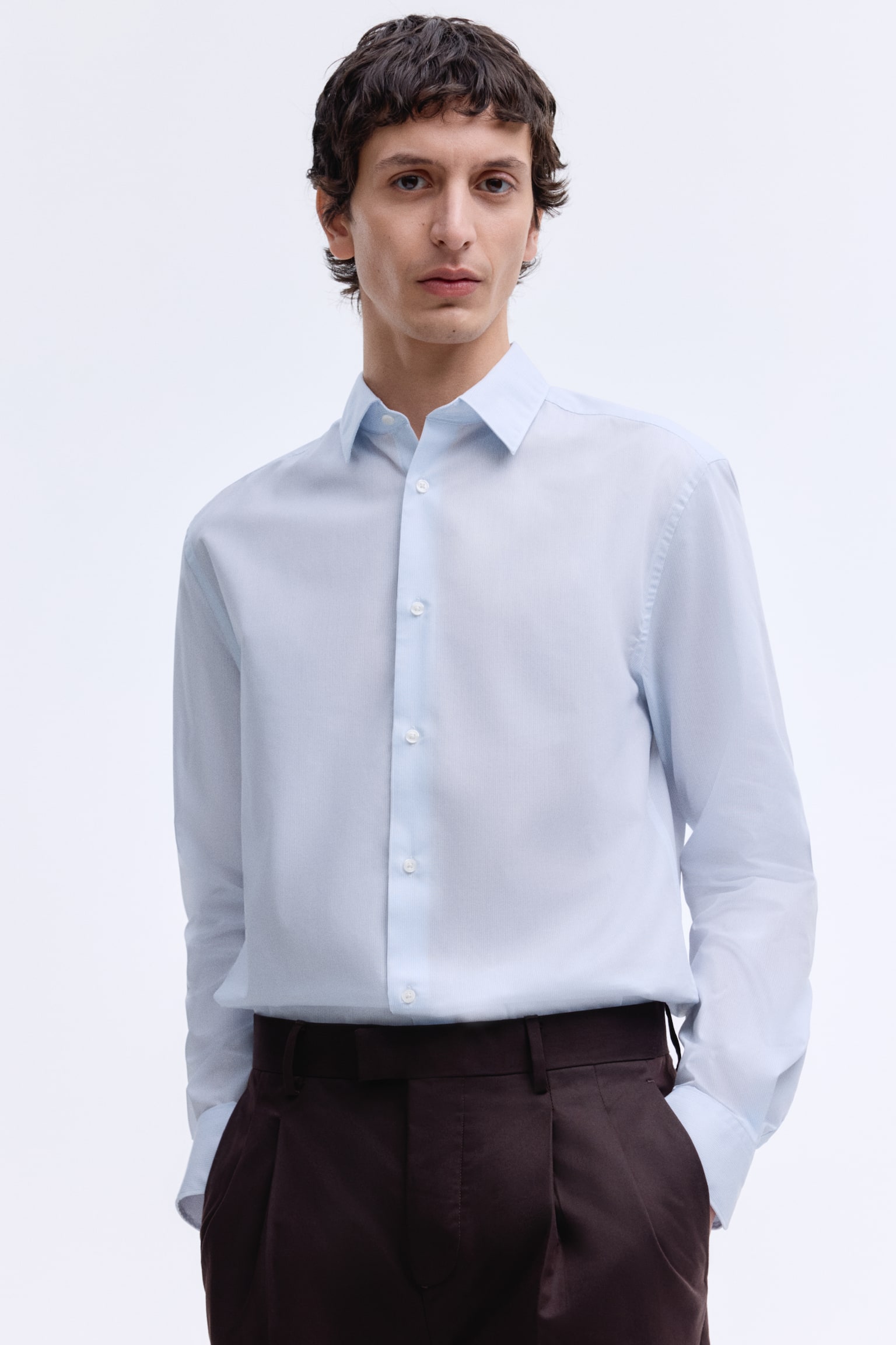 Сорочка Slim Fit Easy-iron - Світло-блакитний/смужки/Чорний/Світло-блакитний/смужки/Світло-рожевий/смужки/Світло-блакитний/Білий/Темно-синій - 1