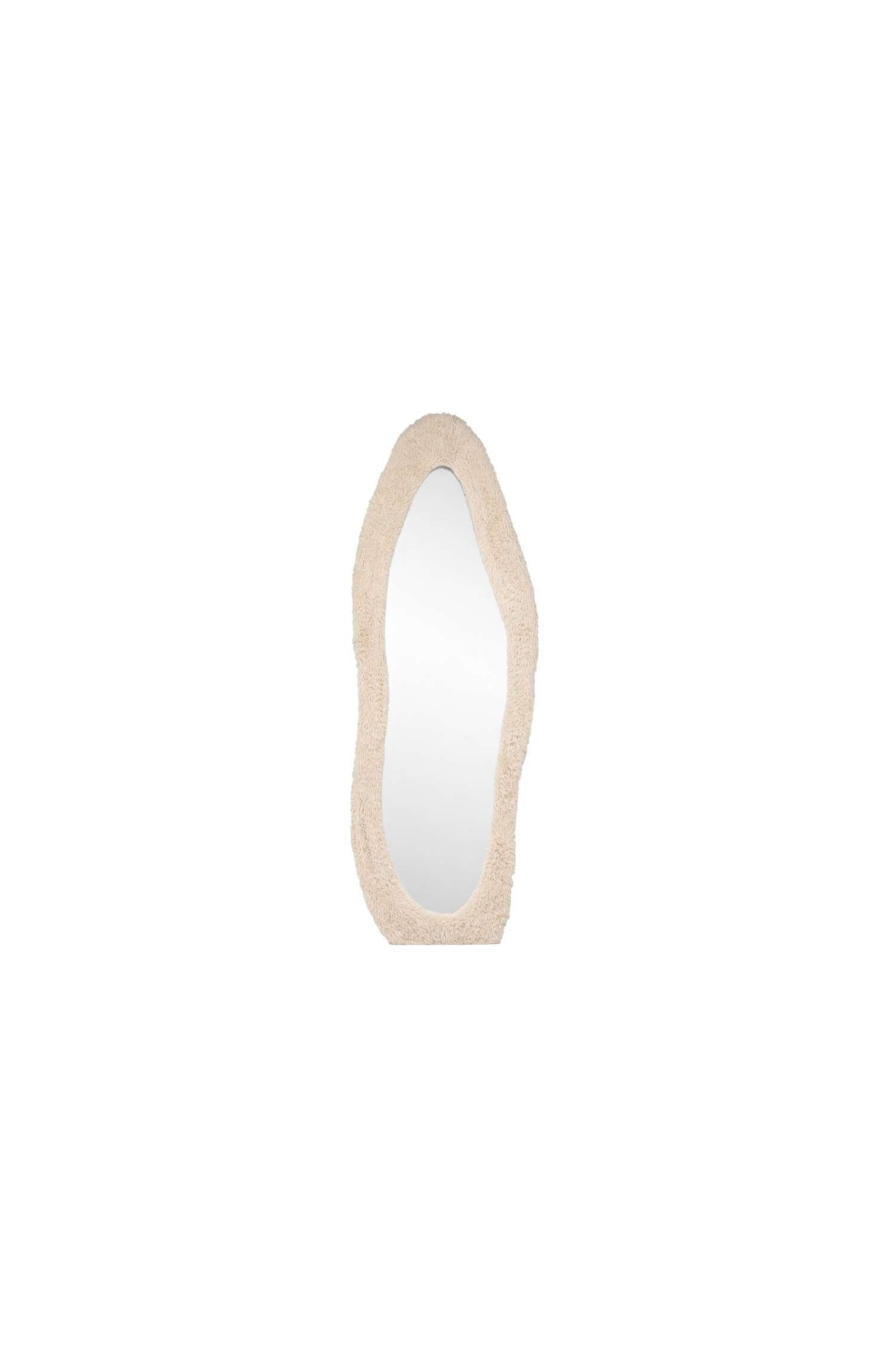 Espejo Grande Mirza - Vidrio, Beige
