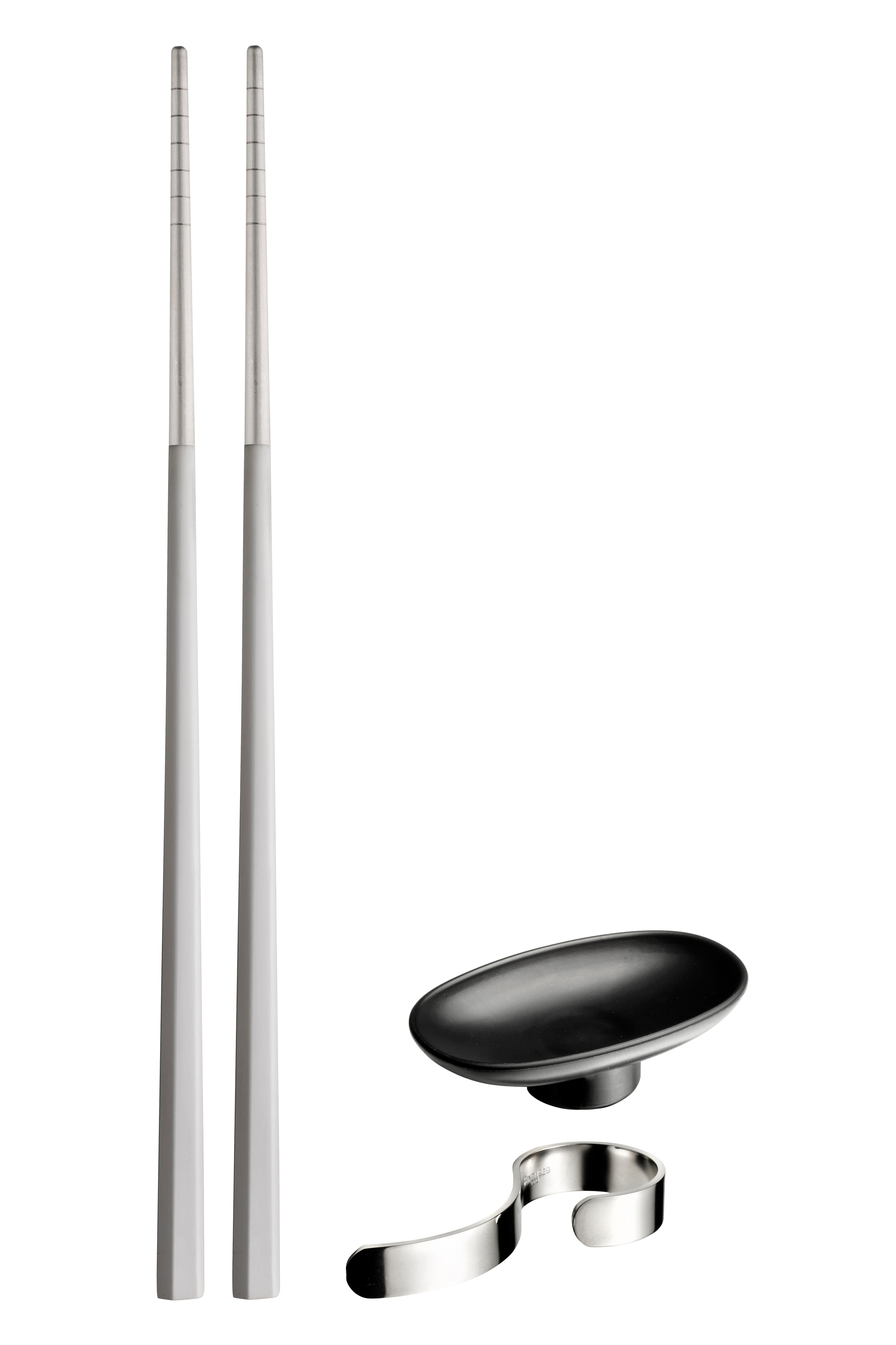 Pintinox - Hive Sushi Set (set För 4 Personer) - Vitt Handtag & Matt Rostfritt