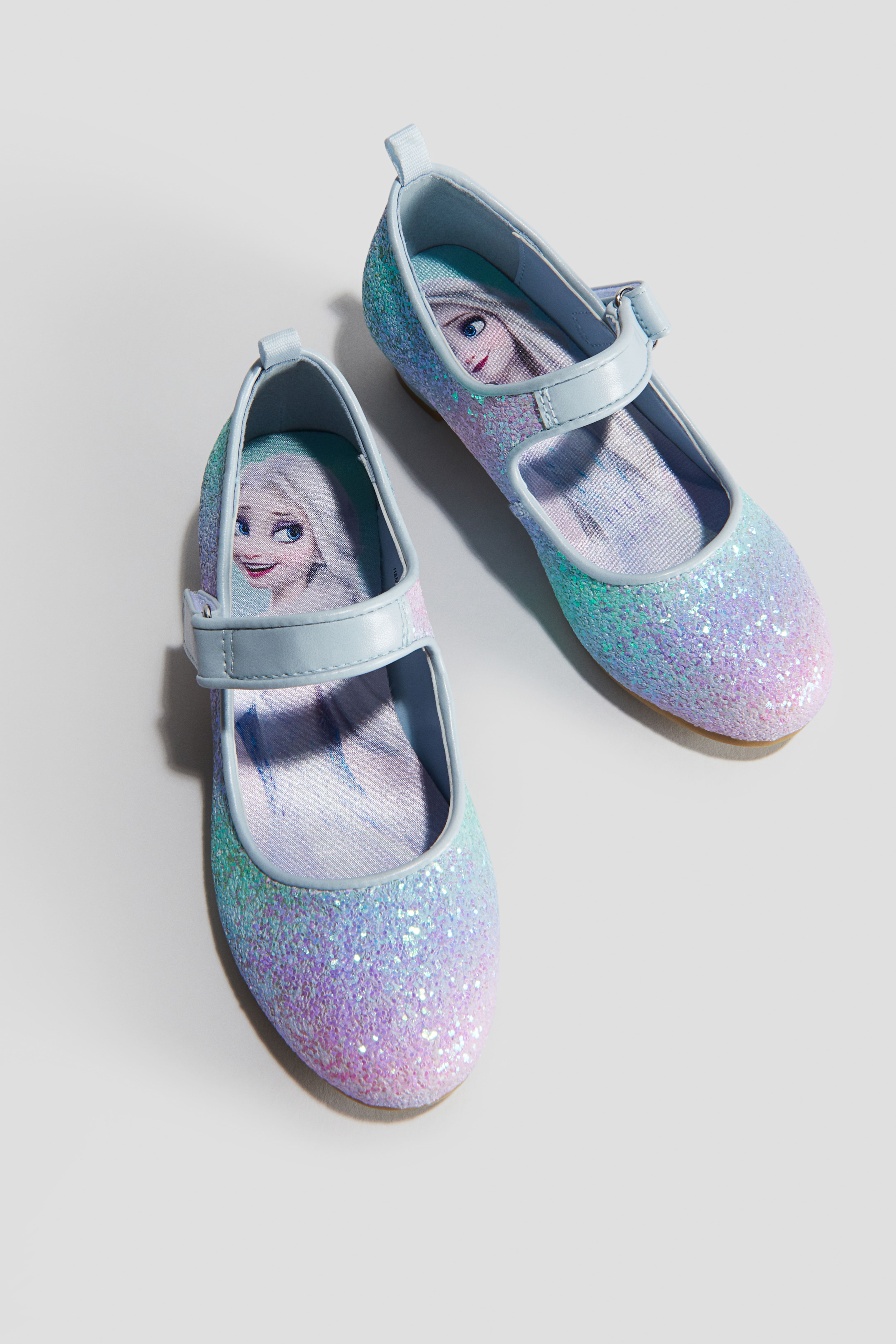 Glittery dressing up shoes