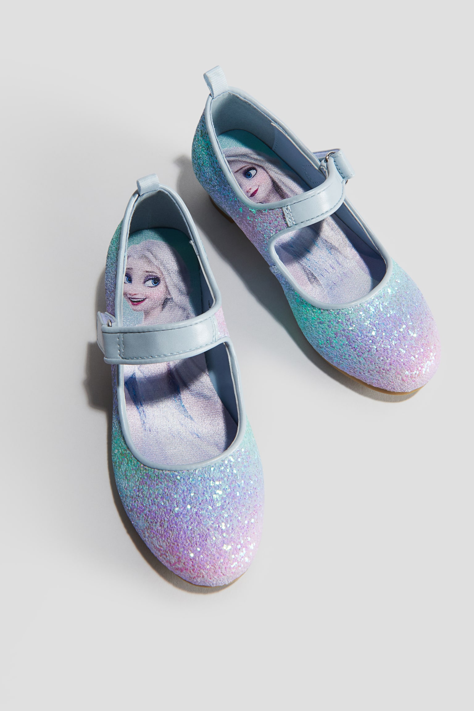 Glittery dressing-up shoes - Light blue/Frozen/White/Frozen/Silver-coloured/Frozen - 1