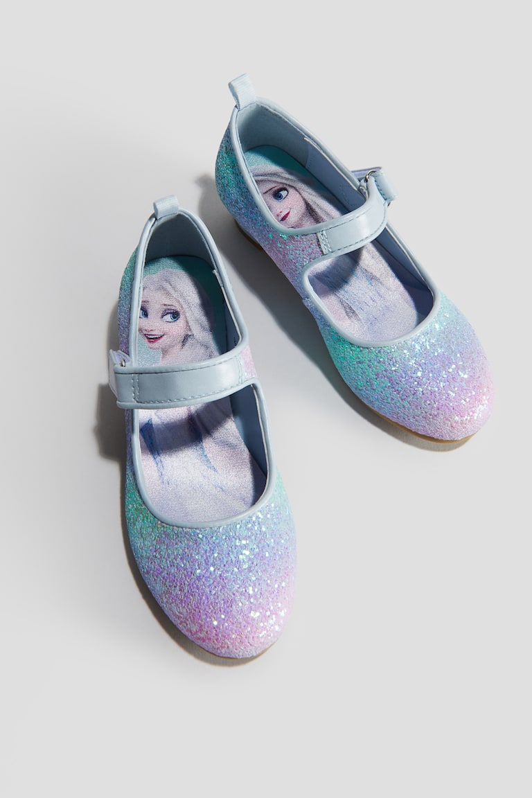 Glittery dressing-up shoes Light blue/Frozen Kids H&M GB