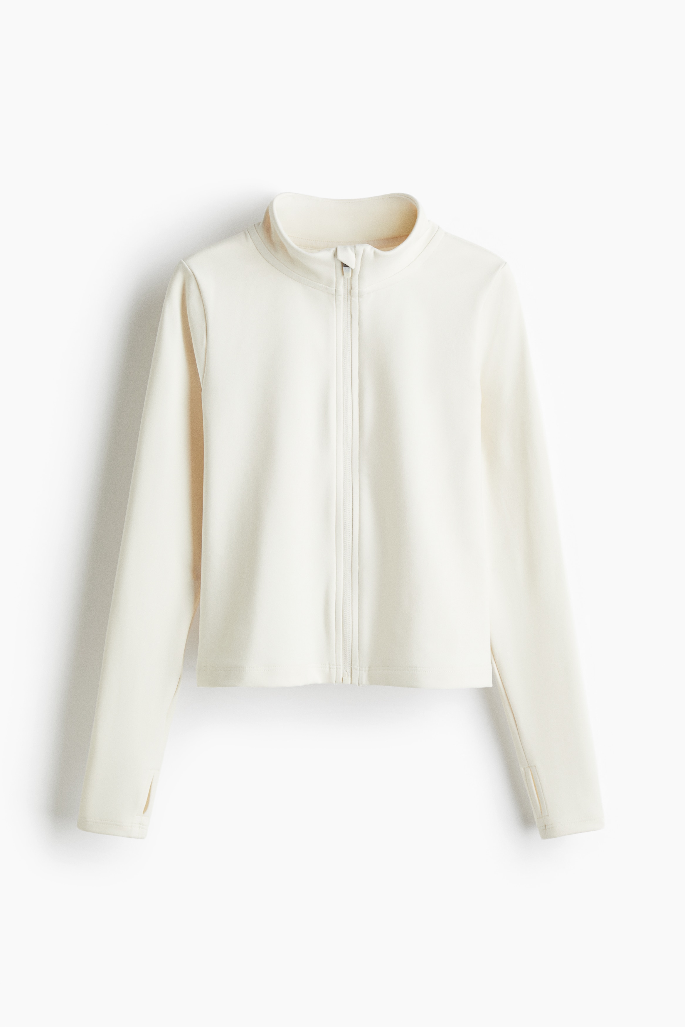 Activewear Jacket with SoftMove™ - Ivory white/Black/Warm gray