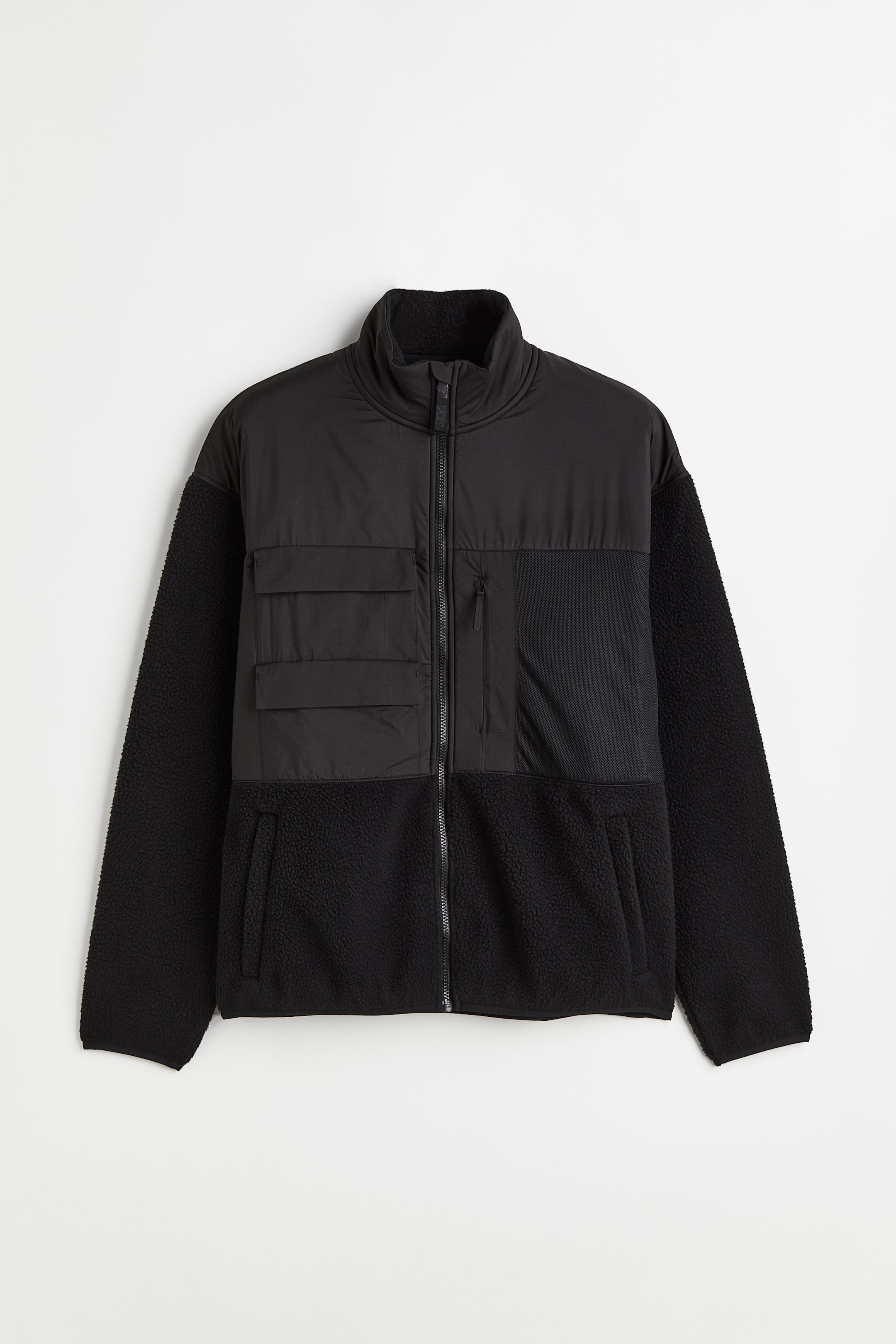 Ver imagen más grande: Chaqueta de deporte en polar Regular Fit - Negro - HOMBRE | H&M ES 1
