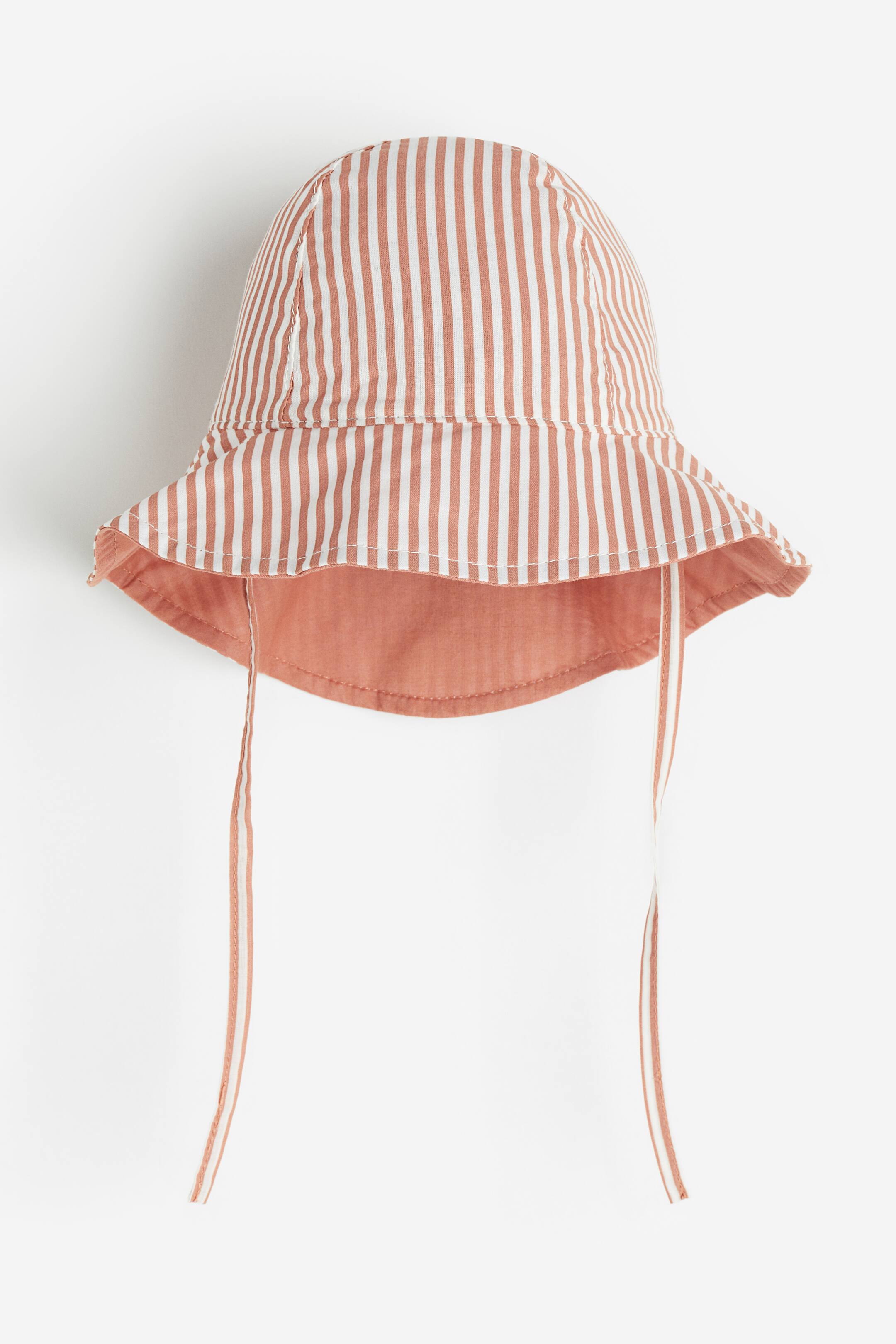 View larger image: Reversible sun hat - Rust pink/Striped - Kids | H&M HK 1