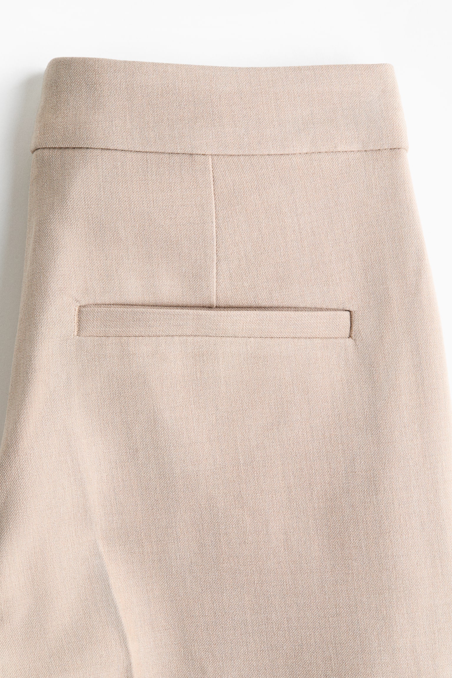 Flared trousers - Light beige/Black - 3