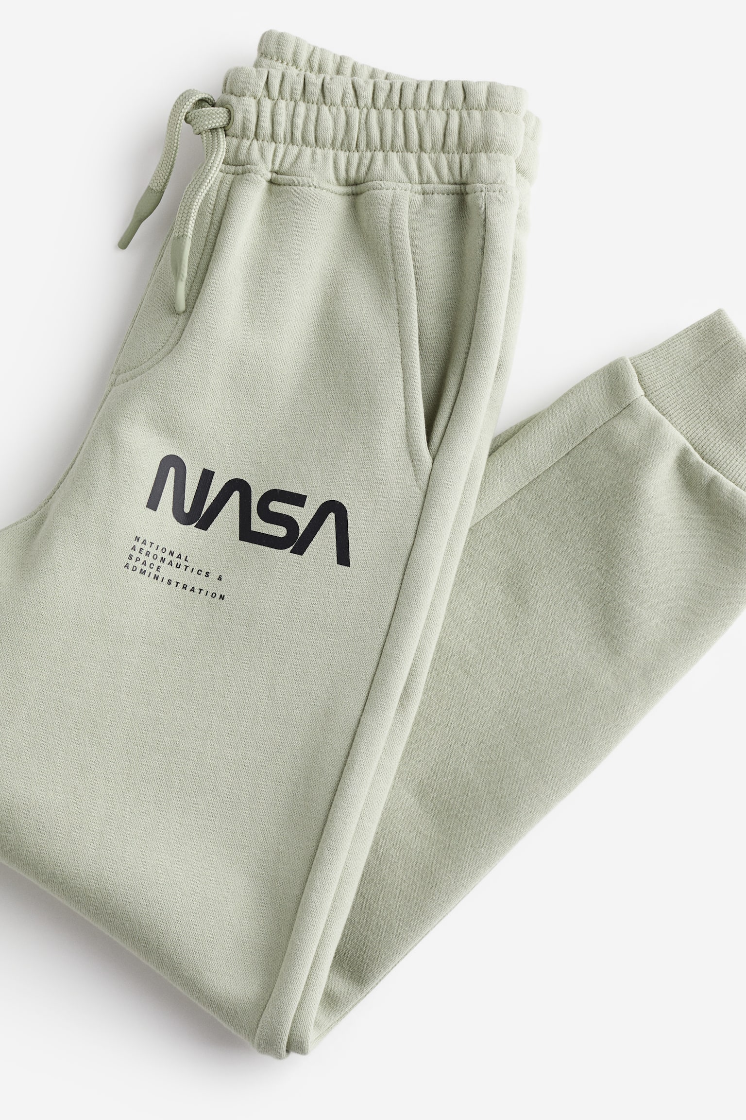 Print Design Track Pants - Light green/NASA - 2