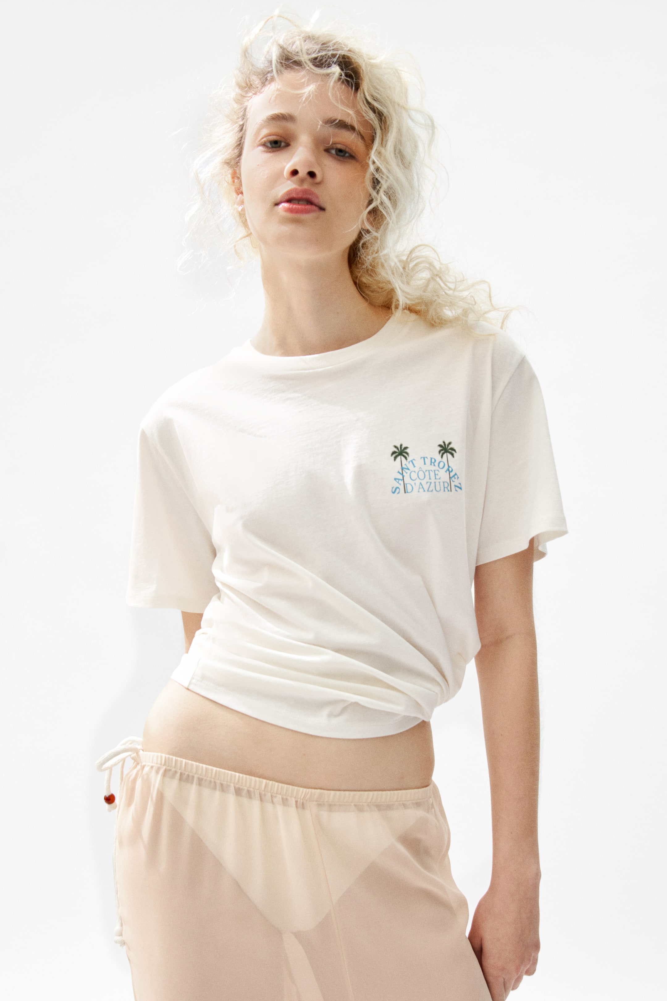 T-shirt imprimé en coton