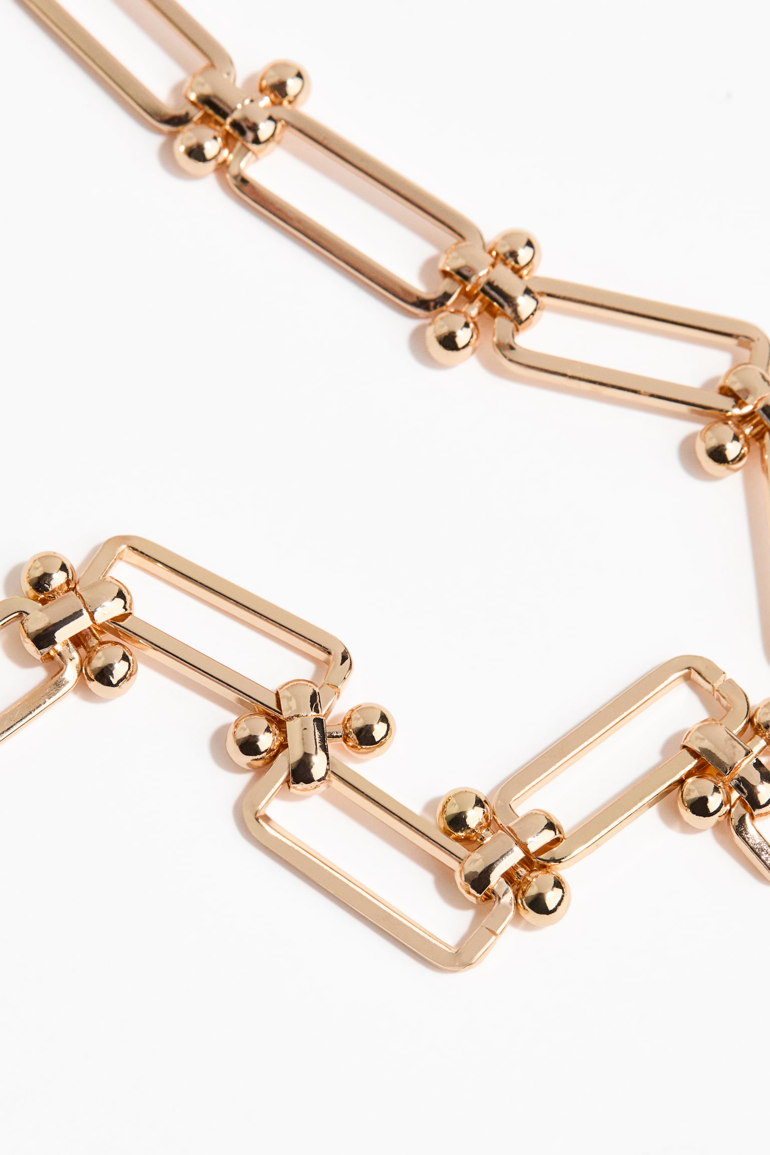 Chain necklace - Gold-coloured - 5