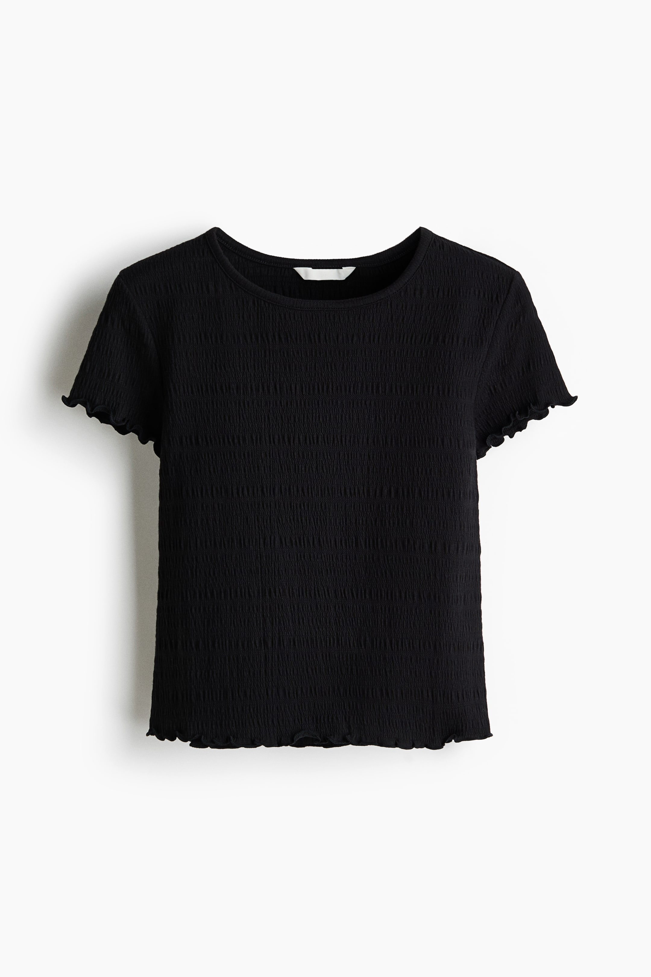 View larger image: Smocked top - Black - Ladies | H&M MY 4