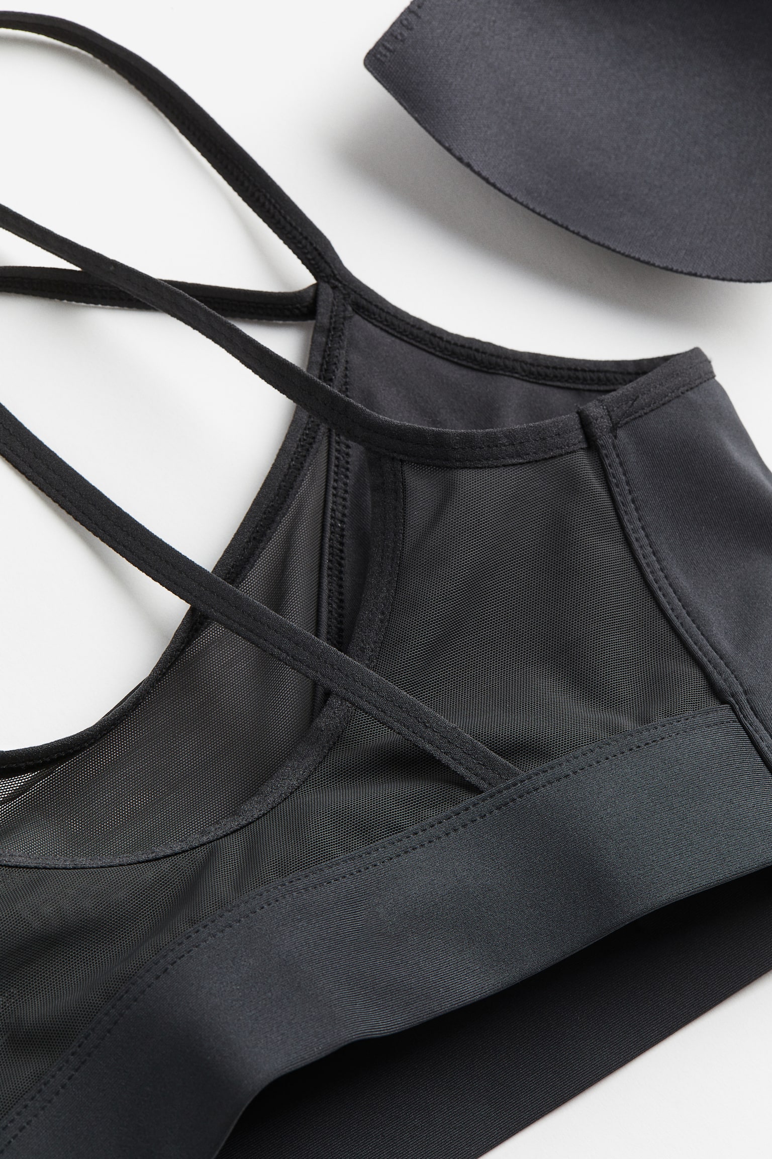 Light Support Sports Bra In DryMove™ - Dark grey - 3