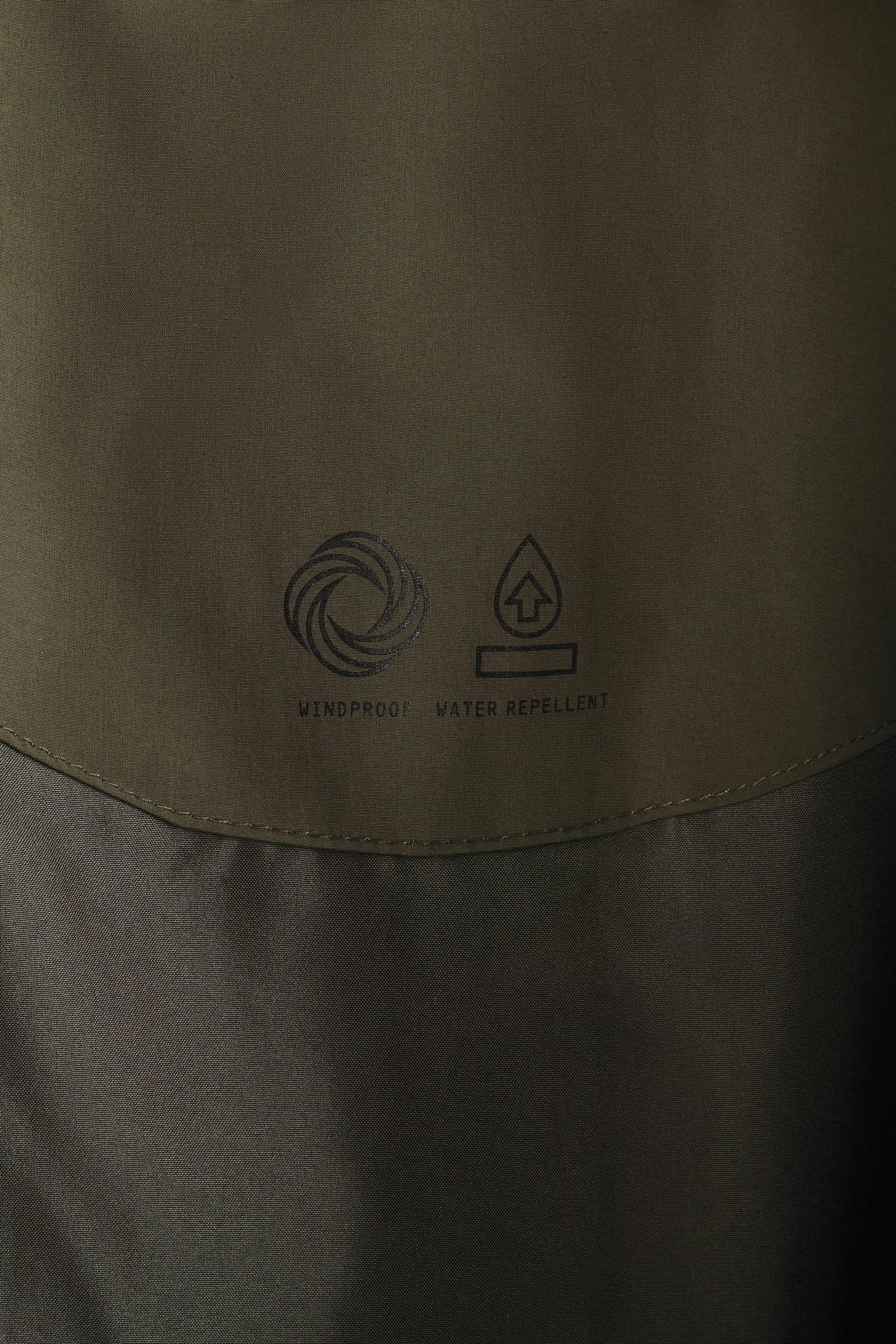 발수 코팅 퍼프 재킷 - 다크 카키 그린/블랙 - 8