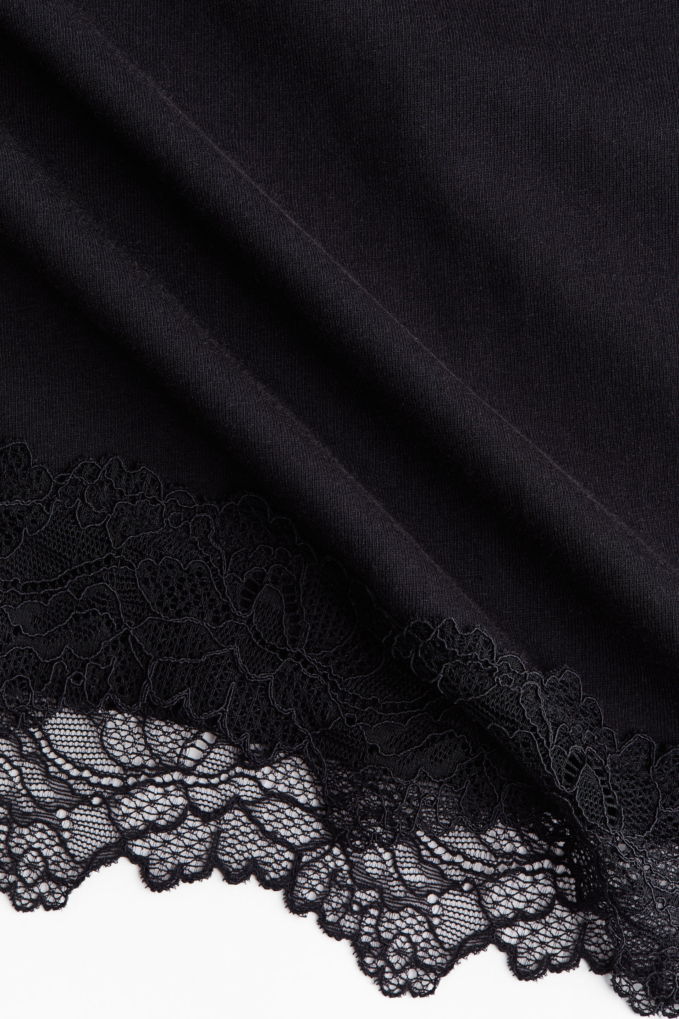 MAMA Lace-Trimmed T-Shirt