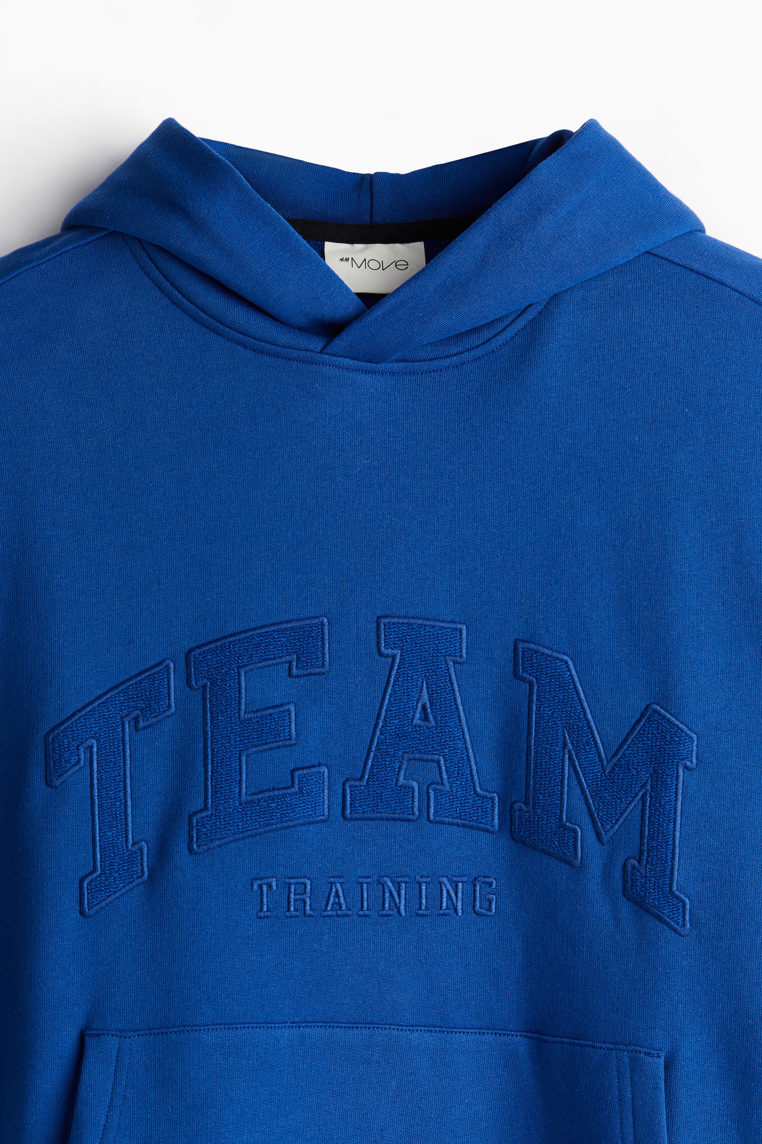 Oversized Fit Sports hoodie - Bright blue/Grey marl/Training Team - 3