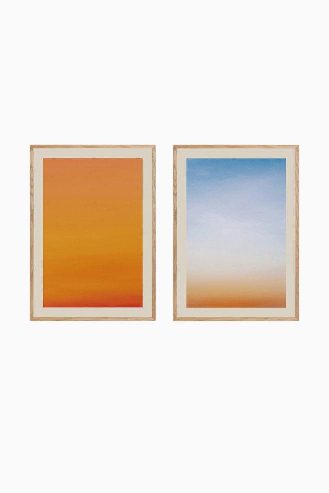 Poster- Und Bilderrahmen-set - Orange - 1