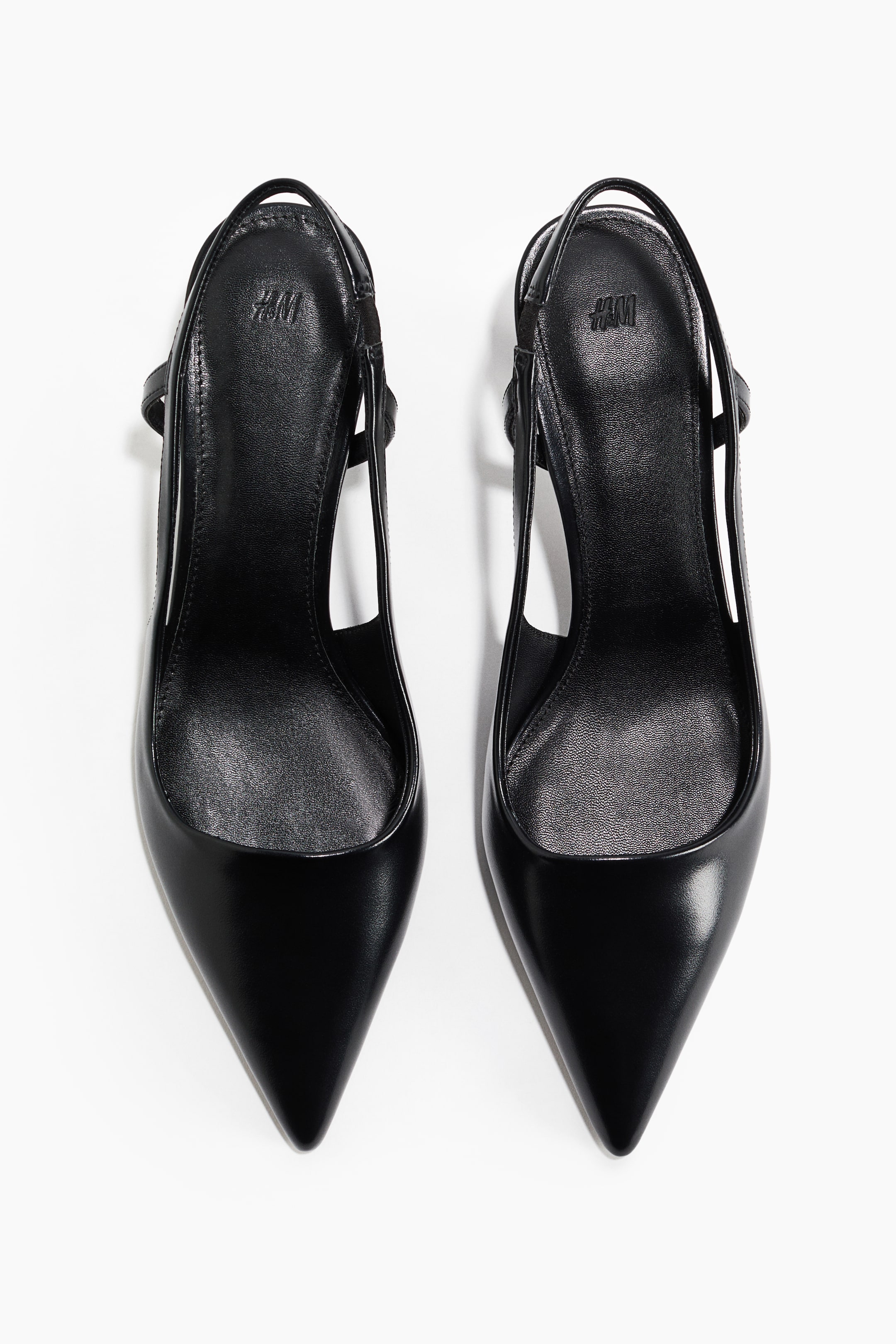 Kitten-Heeled Slingbacks