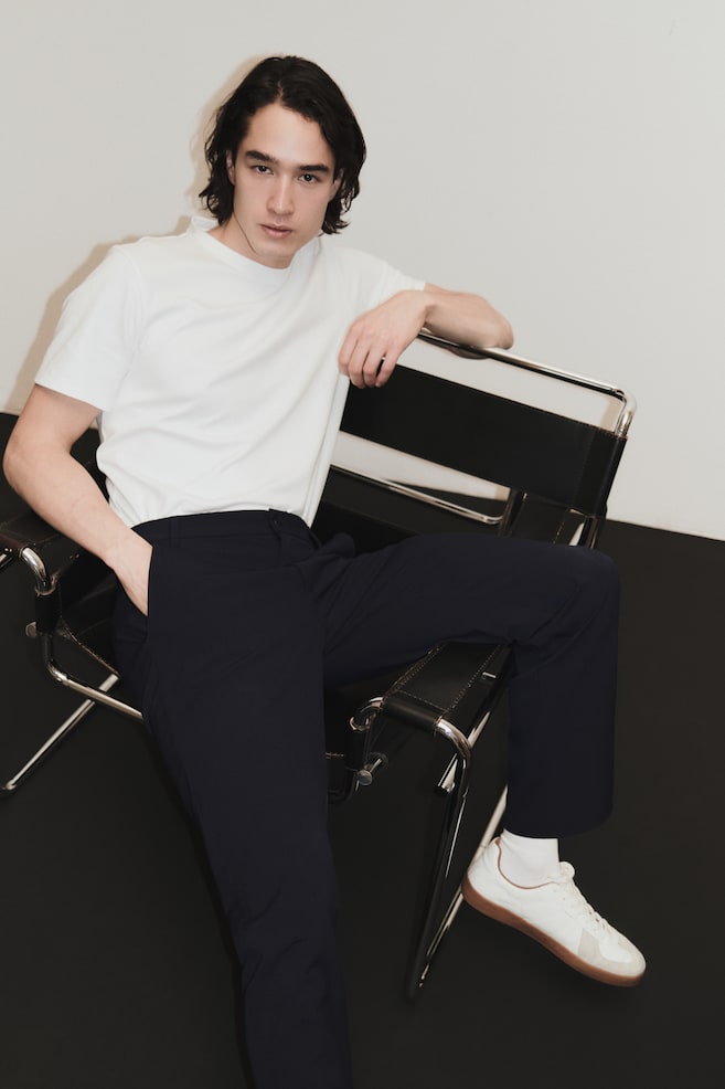 Chino Four-way Stretch - Bleu marine/Noir/Gris foncé - 1