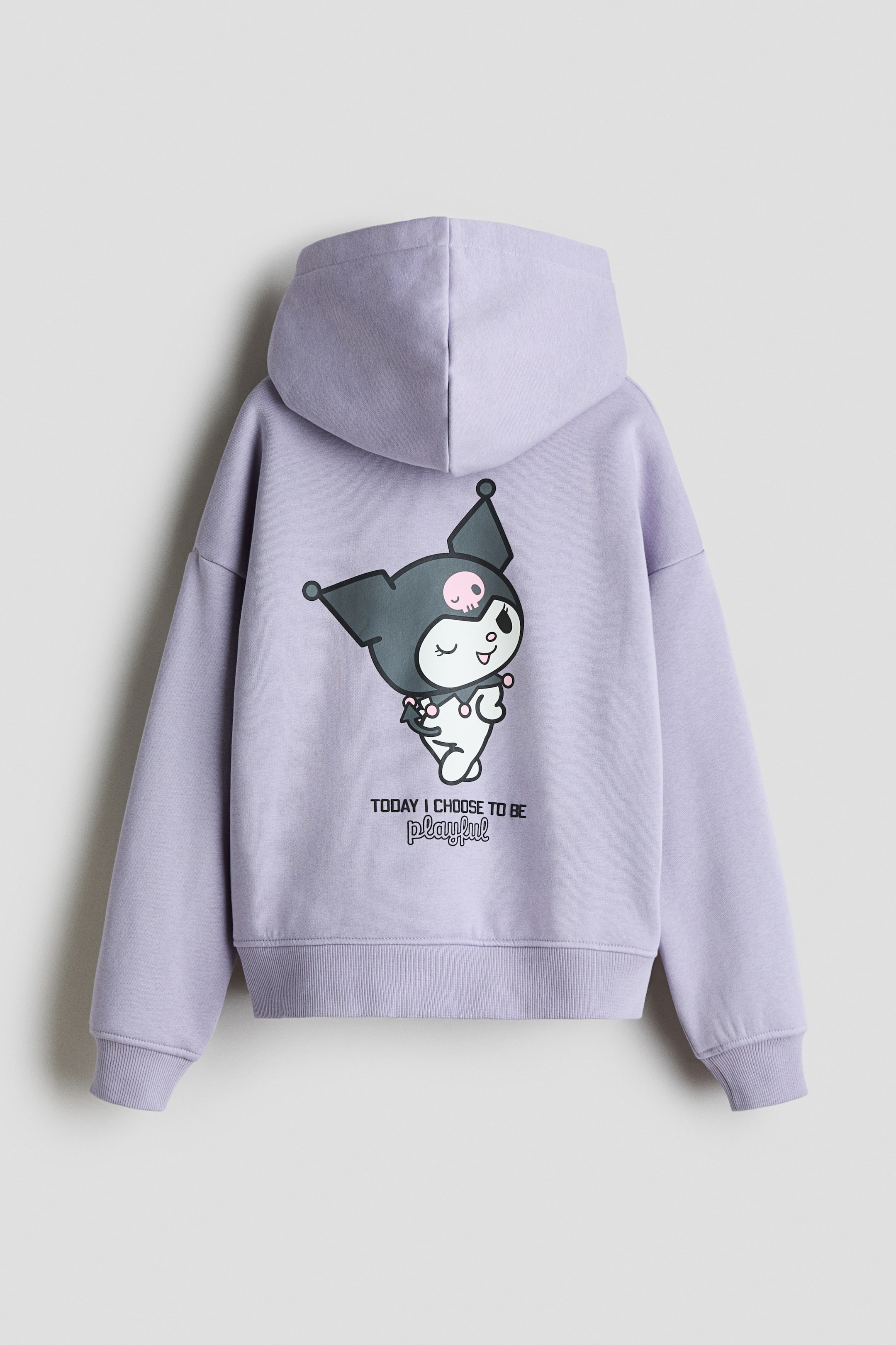 View larger image: Motif-detail hoodie - Purple/Kuromi - Kids | H&M IN 3