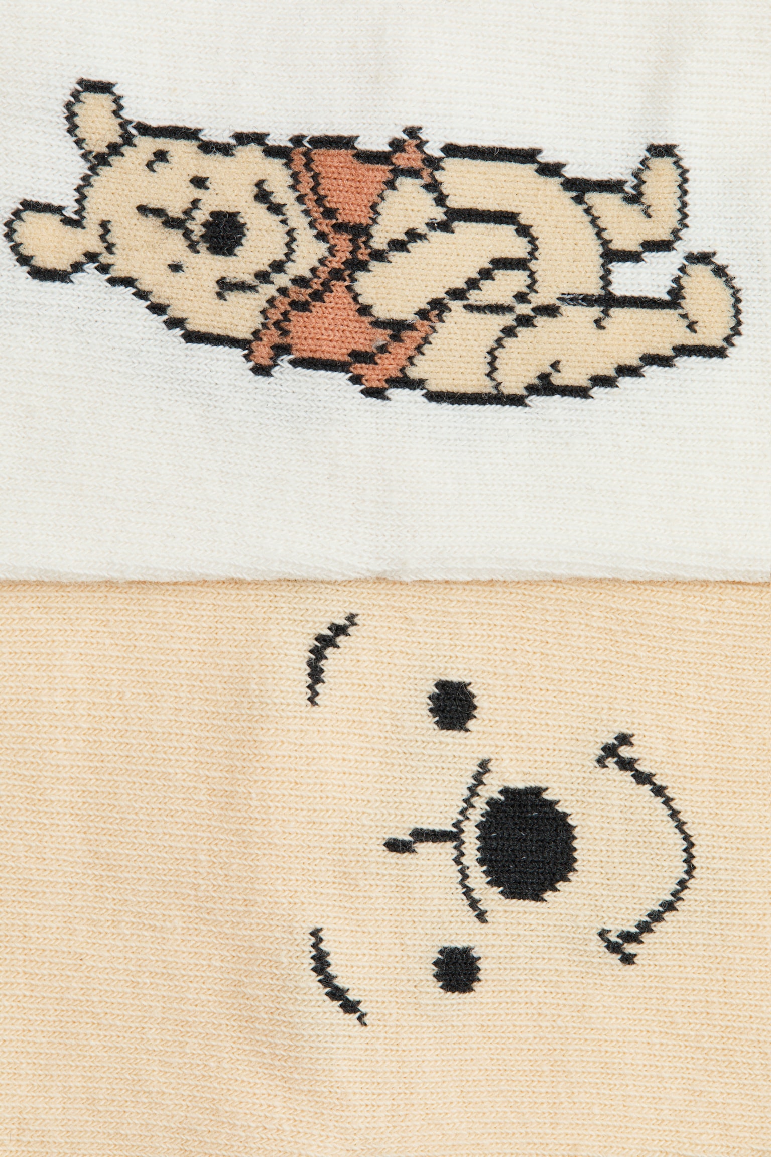 3-pack motif-detail socks - Yellow/Winnie the Pooh/Powder pink/Minnie Mouse/Grey/Mickey Mouse/Beige/Peter Rabbit - 3