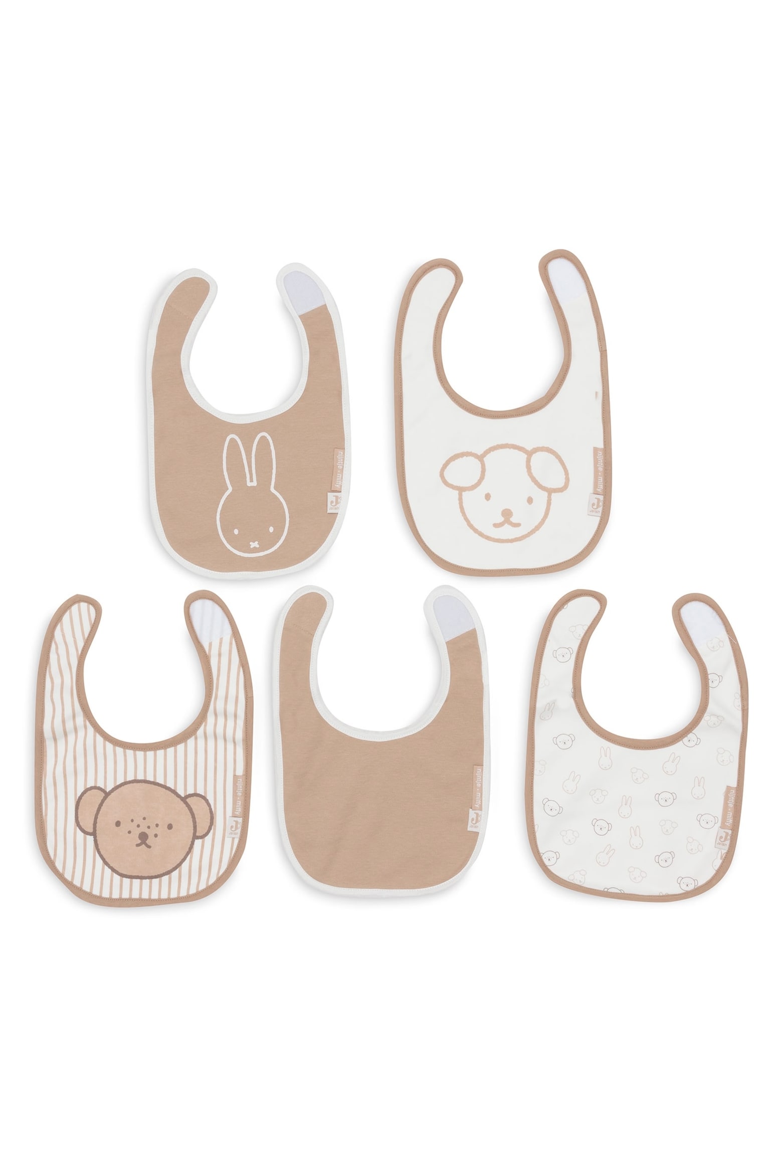 Lätzchen Wasserdicht Mit Ärmel - 5 Pack - Miffy Heads/Teddy Bear/harvest/Bloomy/Flower Fairies/Roarsome/Funky/Tiny Park/Animal Friends/Animals/On The Go - 4