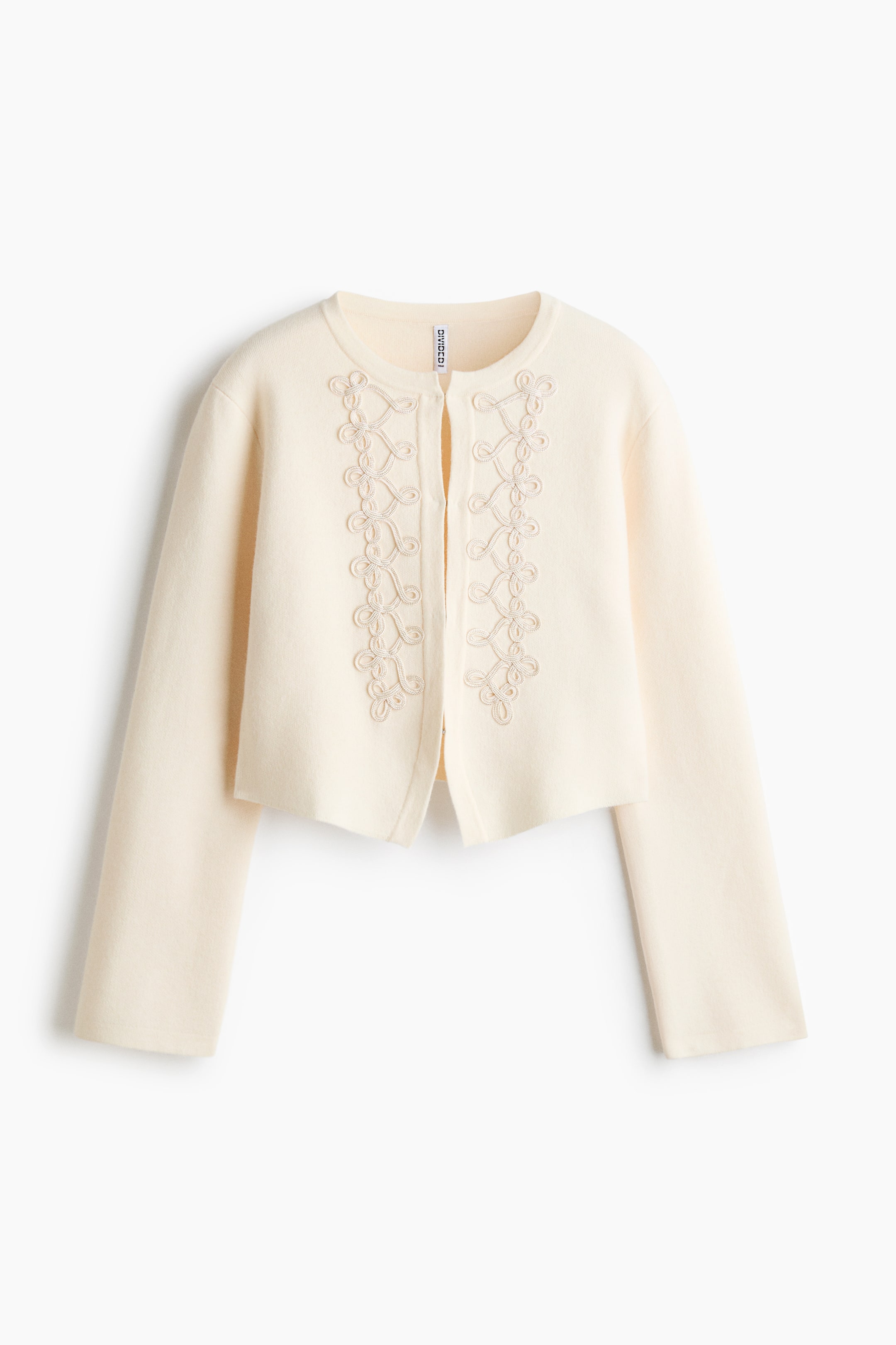 View larger image: Short rope-detail cardigan - Cream - Ladies | H&M 1
