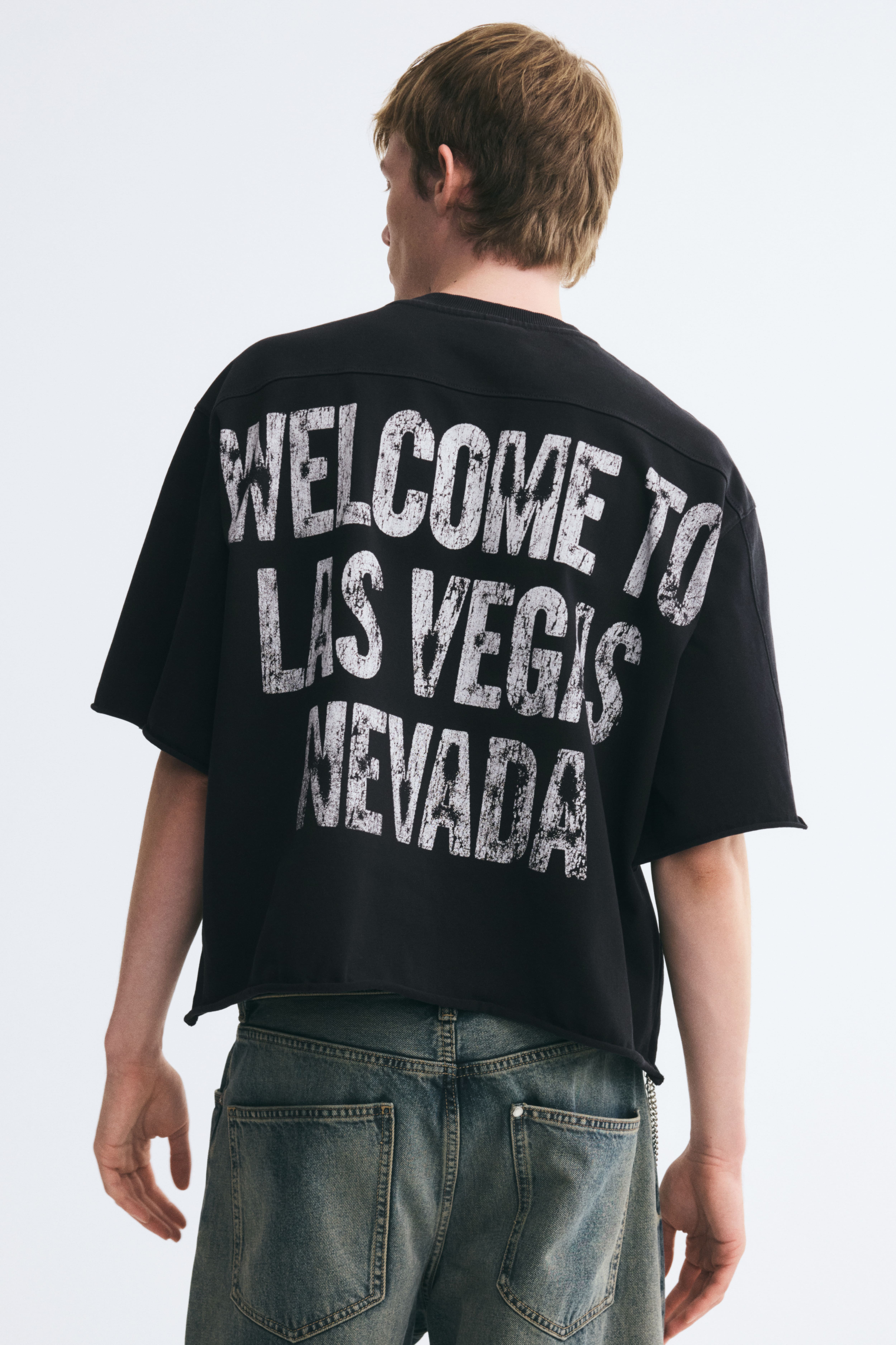 Oversized Printed Cotton T-Shirt