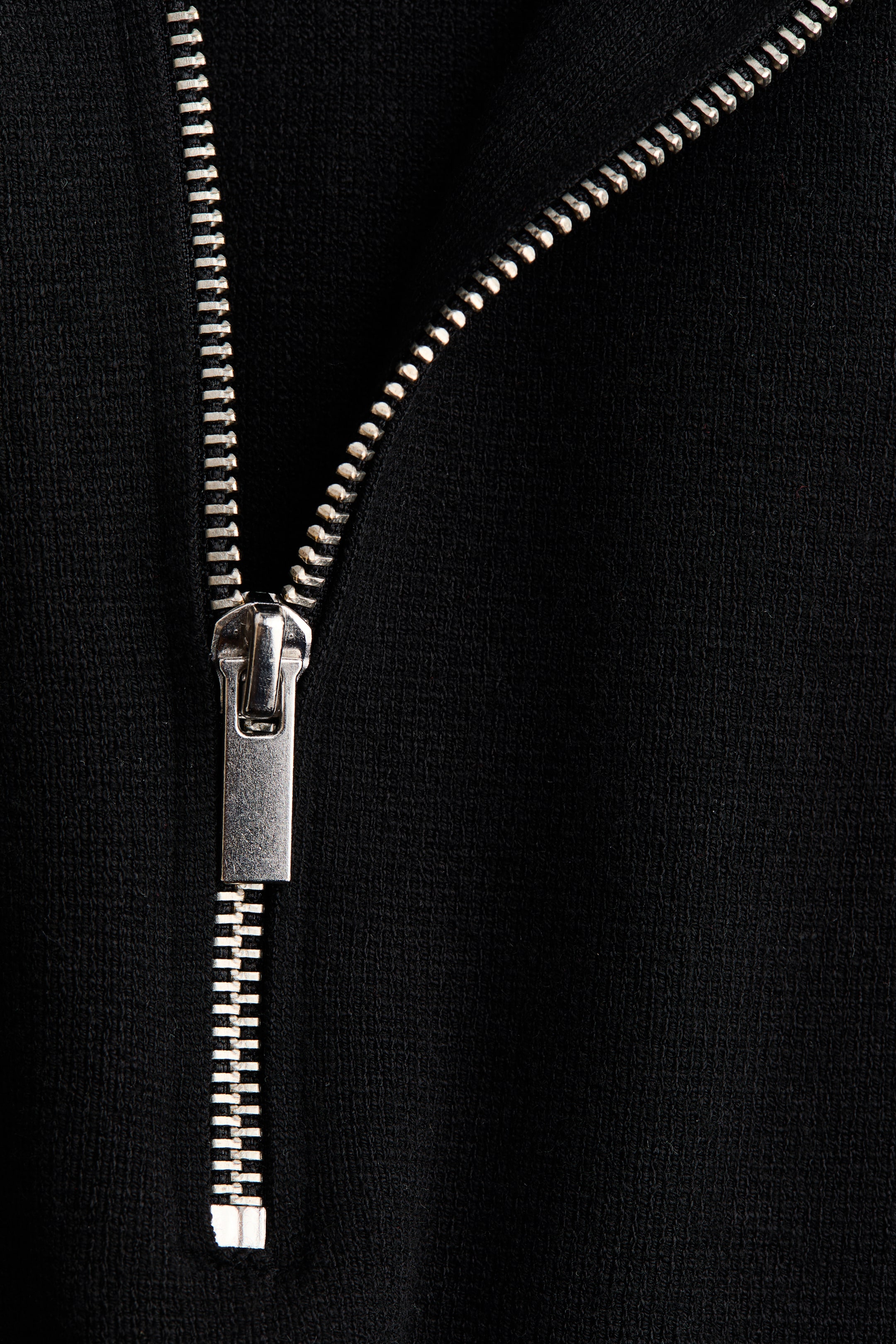 Fine-Knit Half-Zip Sweater