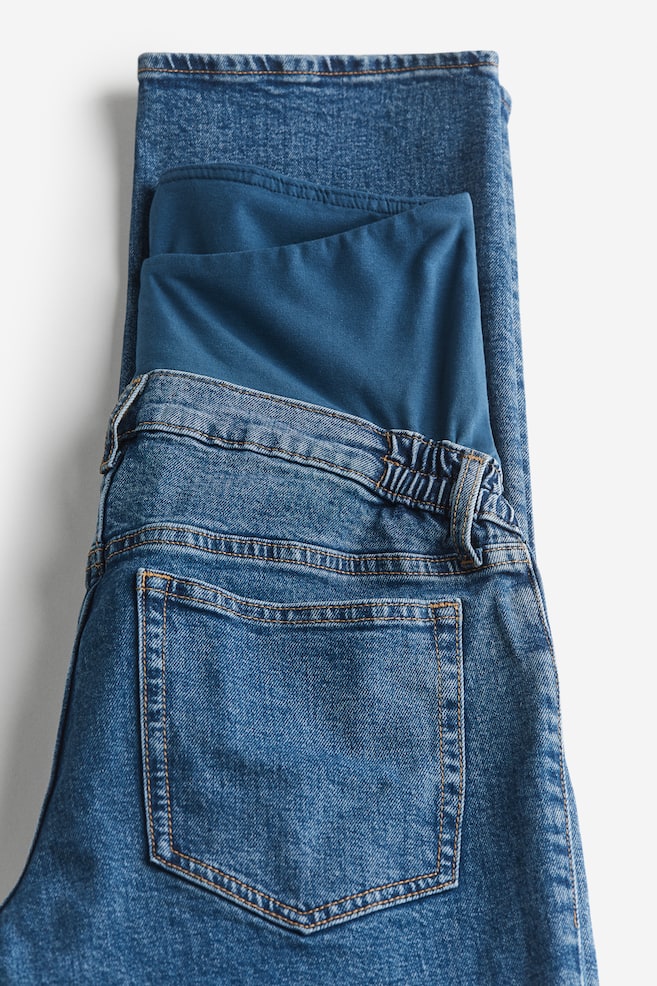 MAMA Straight High Jeans - Medium denimblå - 2