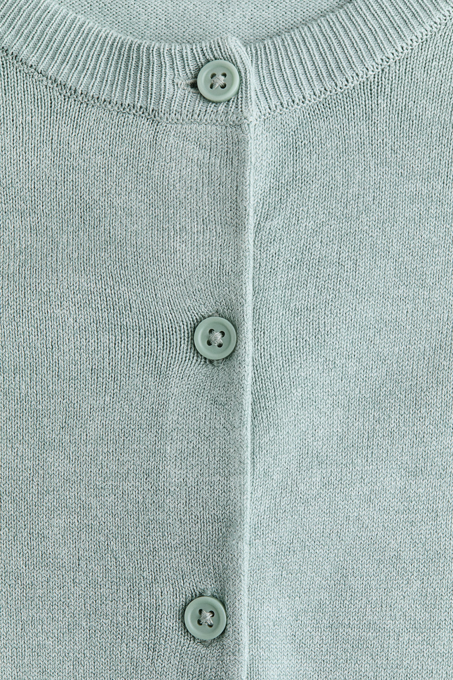 Fine-knit cardigan - Light dusty turquoise/Black/Light greige/Lilac/Bright orange/Light beige/Dark brown/Grey marl/White/Black striped - 2