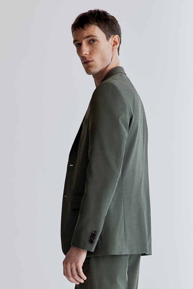 Slim Fit Jacket - Khaki green/Black/Dark blue/Light beige/Gray/Navy blue/Blue - 6