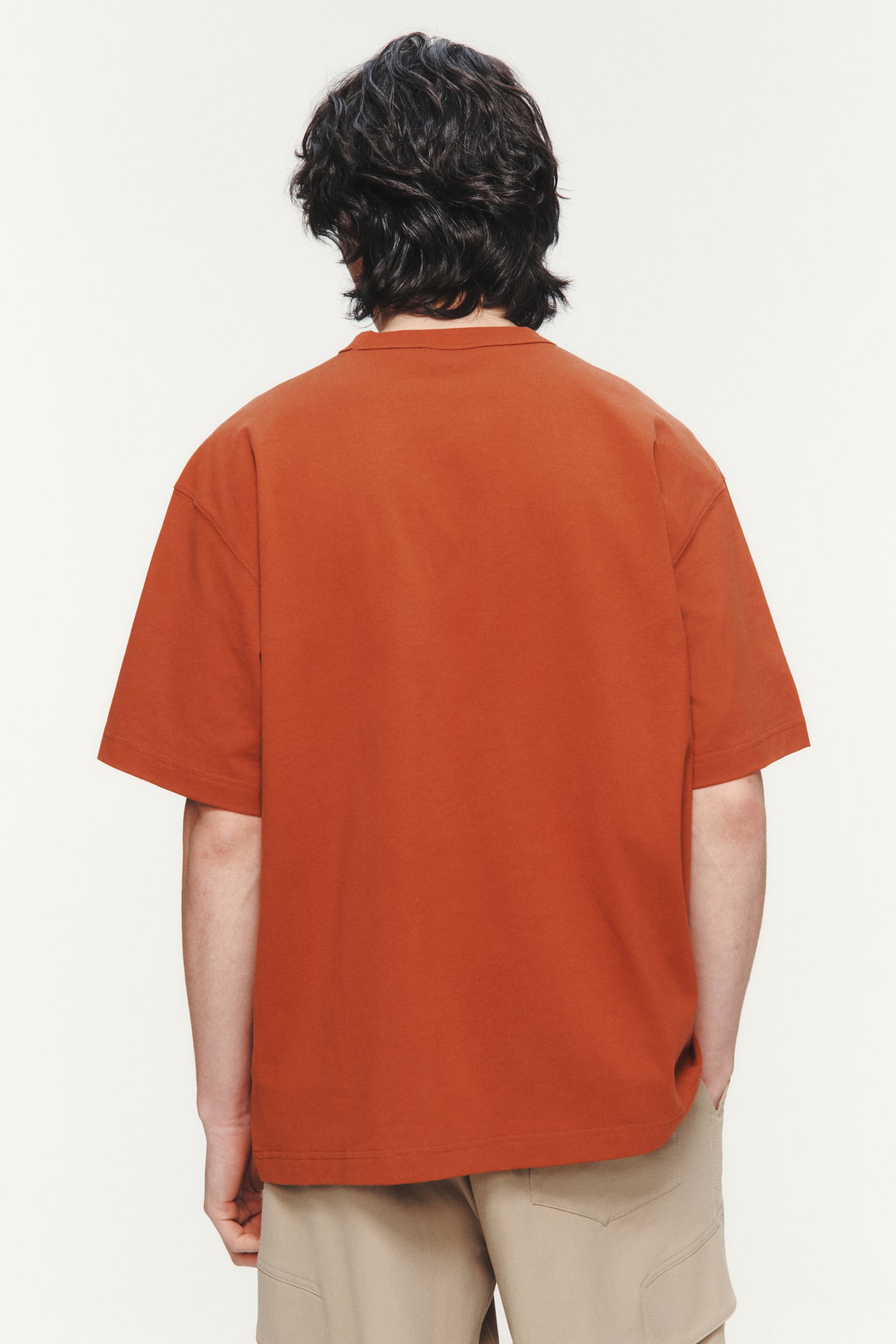 Loose Fit Printed Cotton T-shirt - Rust brown/Belay On Dyno/White/Challenge/Black/Go Outside - 5