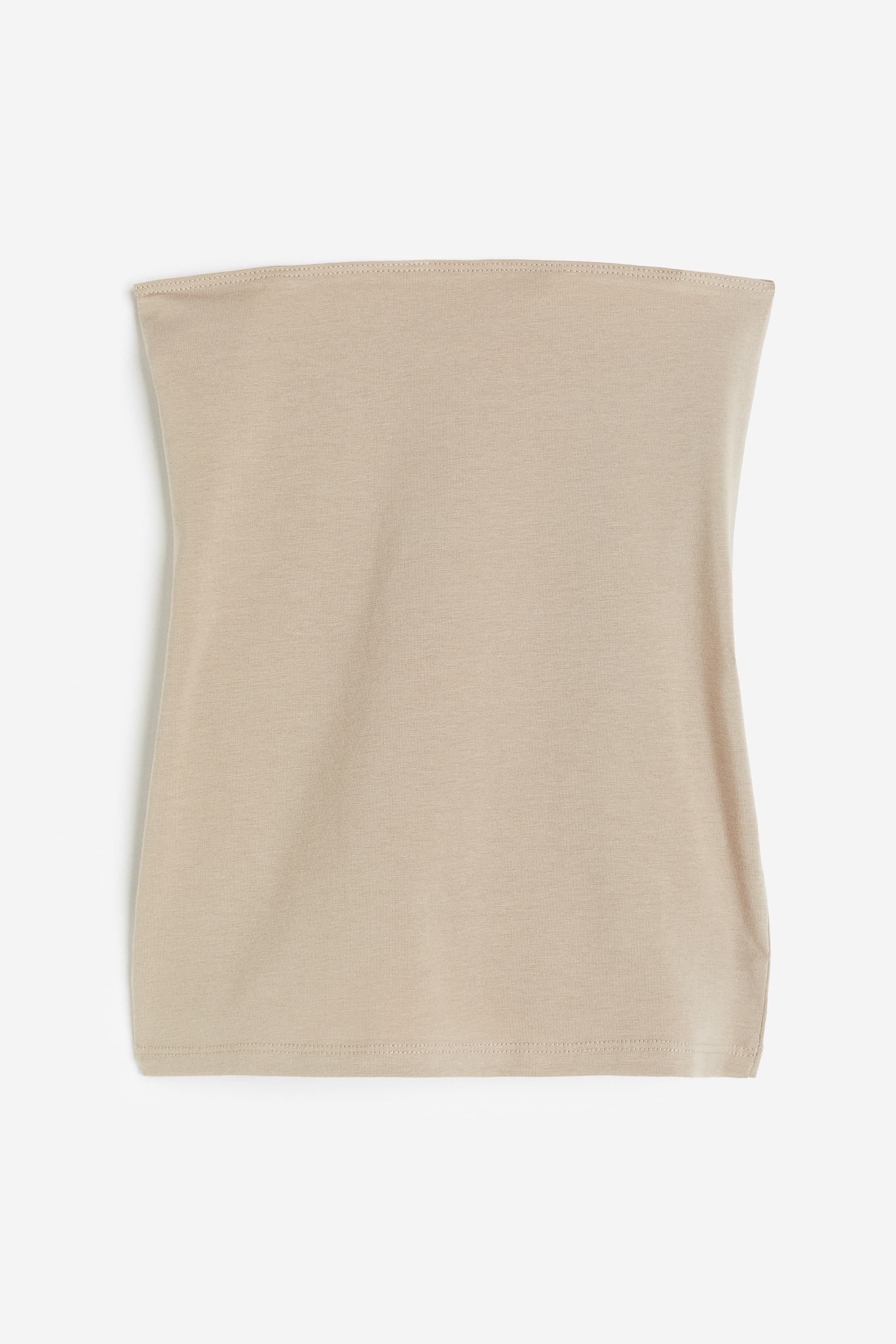 Tube top - Sleeveless - Regular length - Beige - Ladies | H&M GB