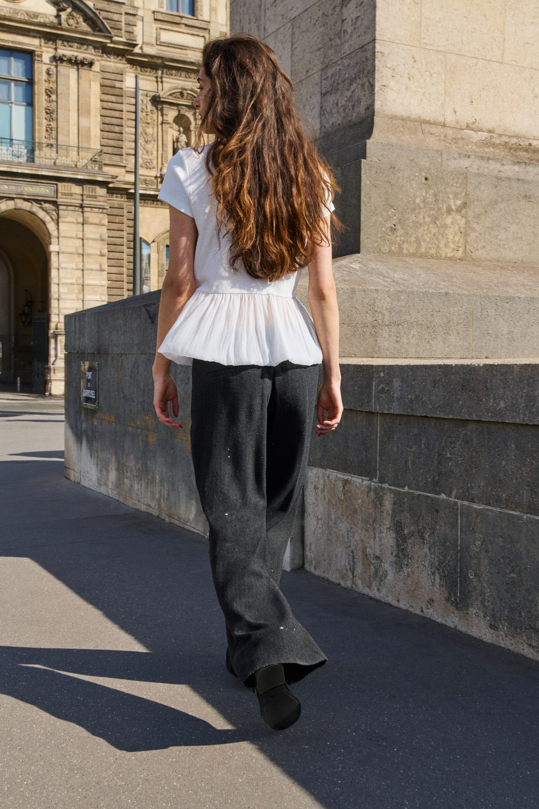 Zobacz większy obraz: Embellished trousers - Ciemnoszary - ONA | H&M PL 4