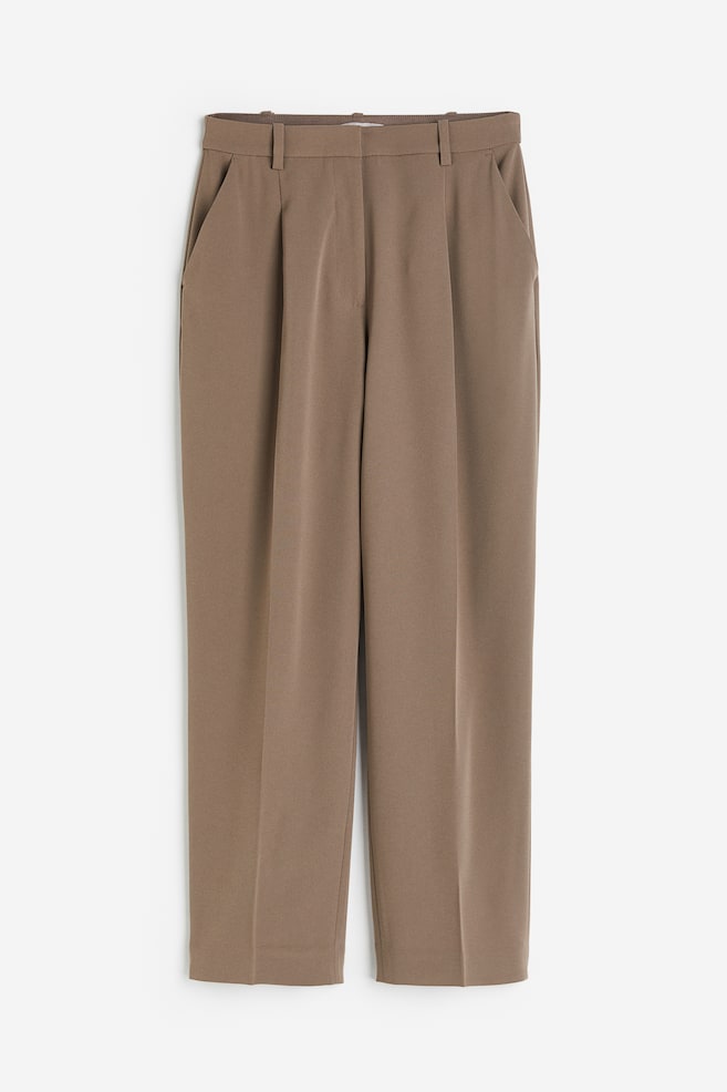 High-waisted tailored trousers - Dark beige/Black/Dark grey/Dark green - 2