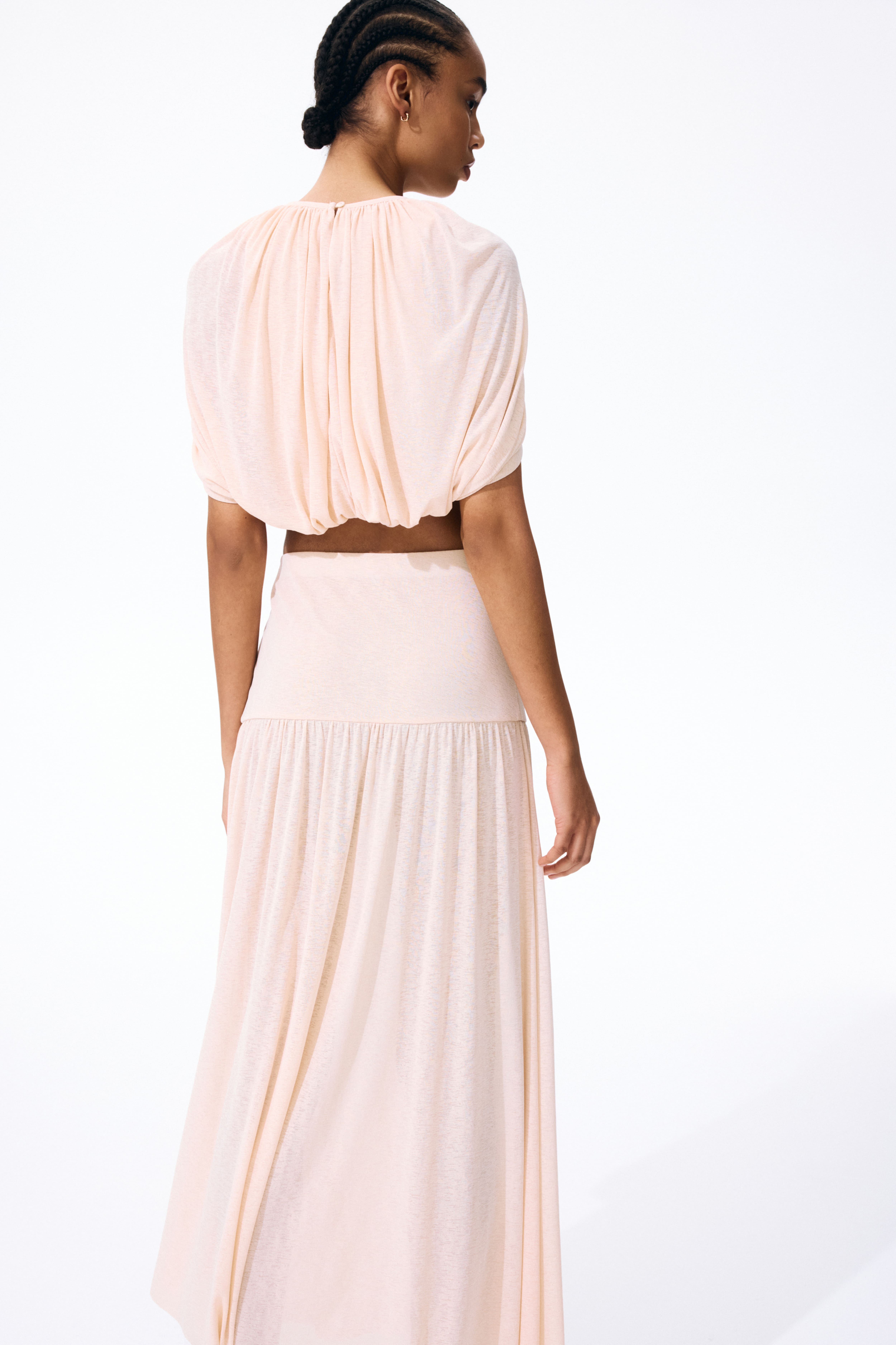 Fine-Knit Maxi Skirt