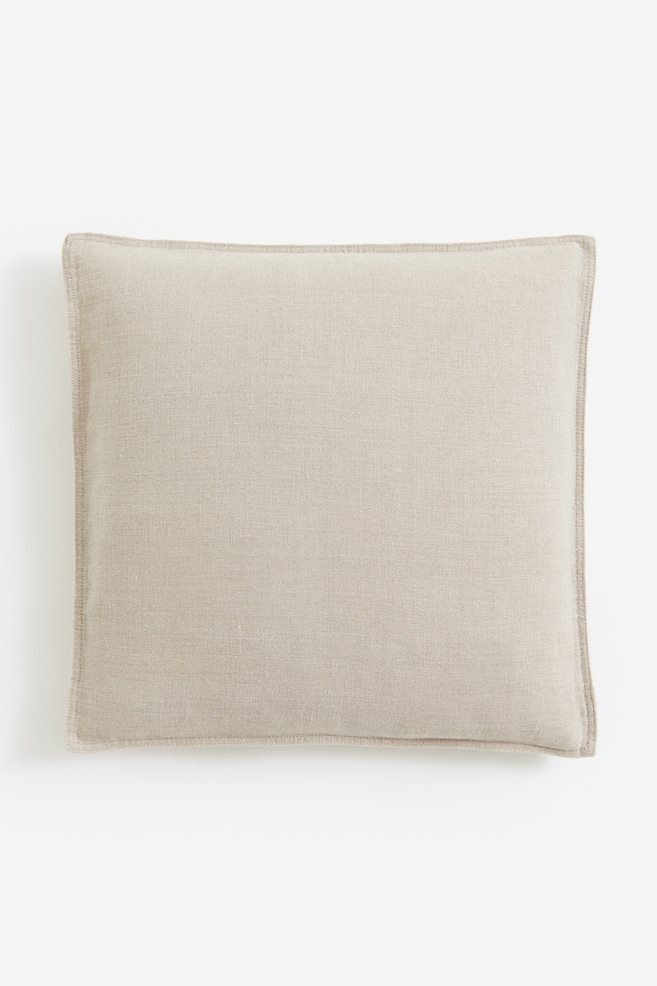 Washed linen cushion cover - Linen beige/Anthracite grey/Light brown/Light ochre/dc/dc/dc/dc/dc/dc/dc/dc/dc/dc/dc/dc/dc/dc/dc/dc/dc/dc - 1