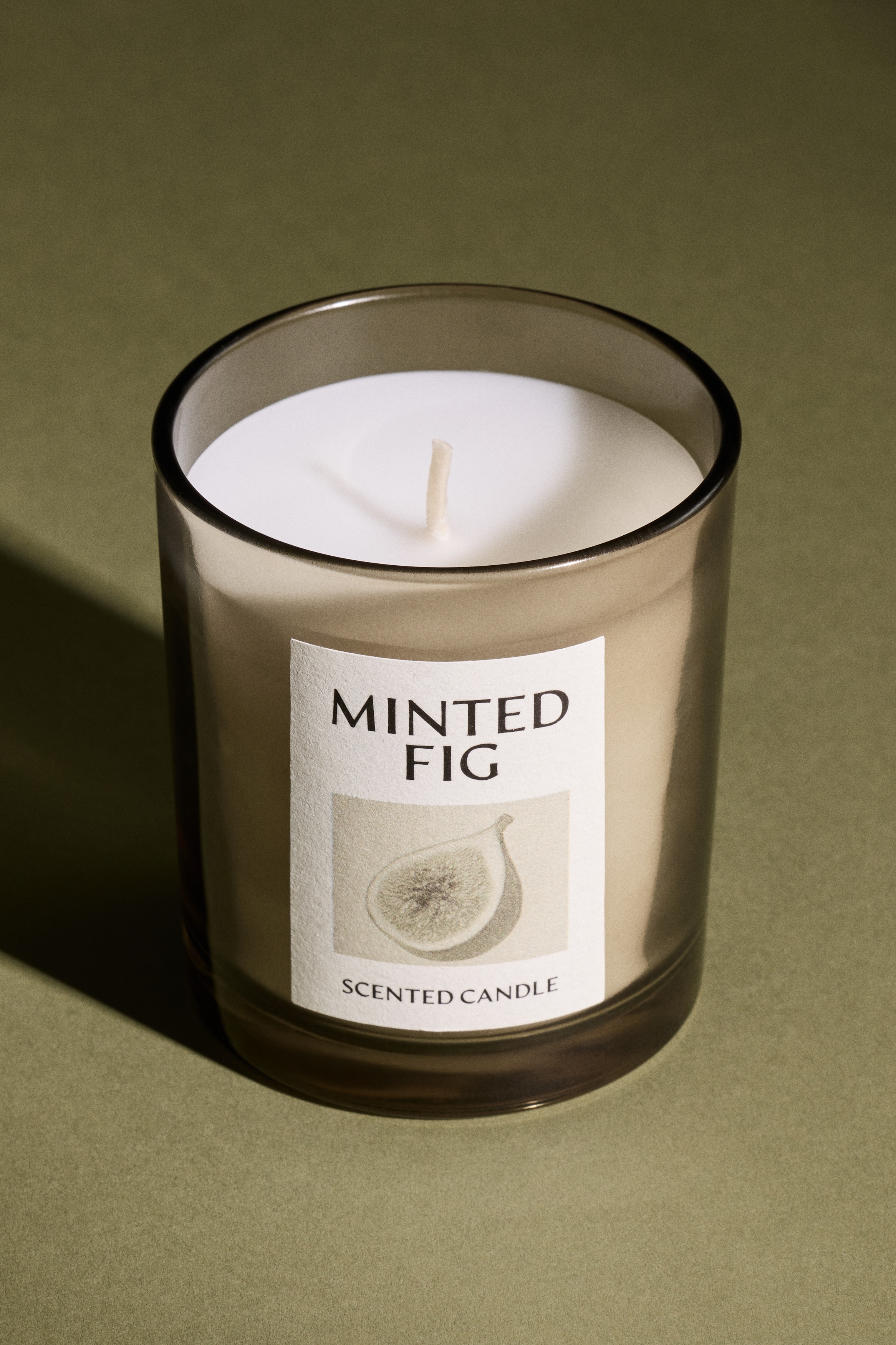 Scented Candle in Glass Holder - Minted Fig/Lemon Verde/Eucalyptus Mist/Vanilla Patchouli
