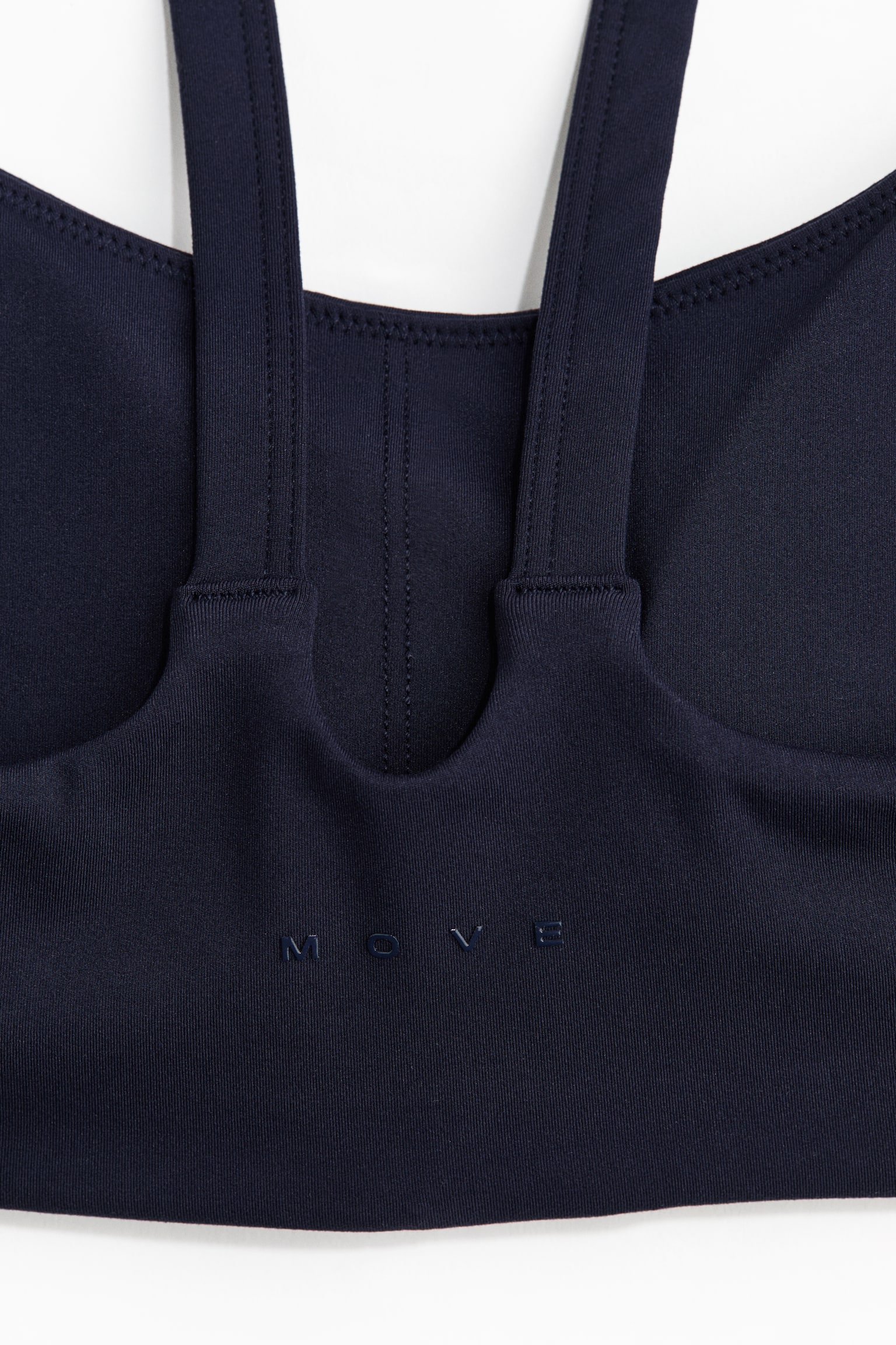 SoftMove™中度支撐運動內衣 - 海軍藍/Light maroon/奶油黃/古董玫瑰色/暖咖啡色/霜丁香紫/黑色/白色 - 6